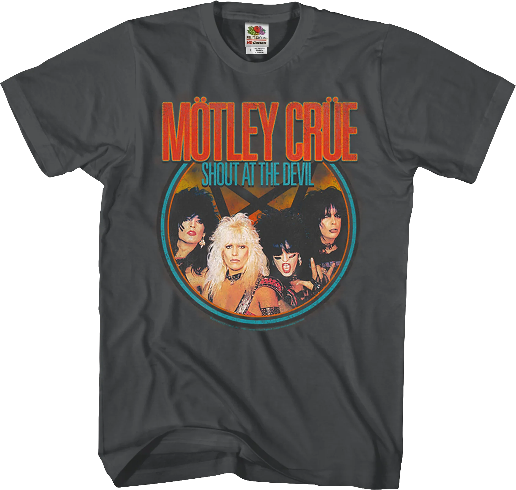 Shout At The Devil Group Photo Motley Crue T-Shirt