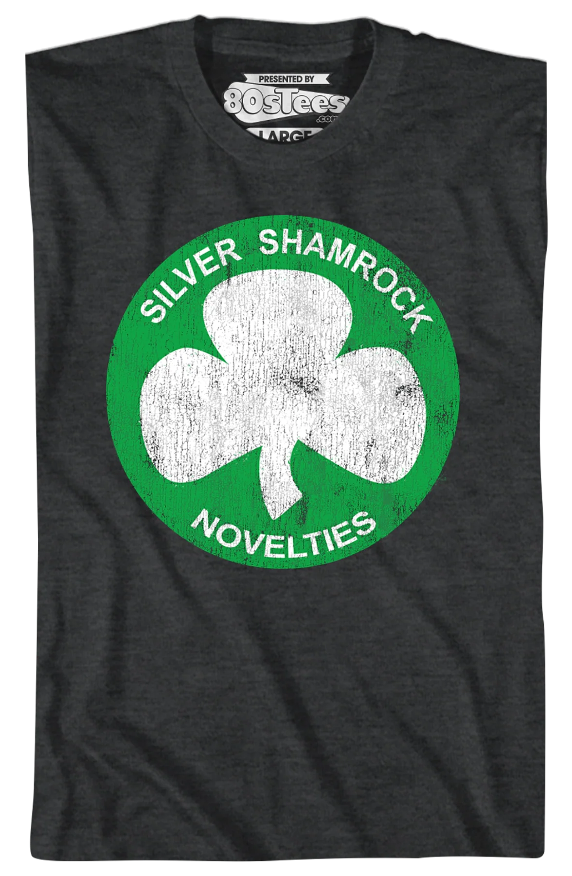 Silver Shamrock Logo Halloween III T-Shirt - Image 2