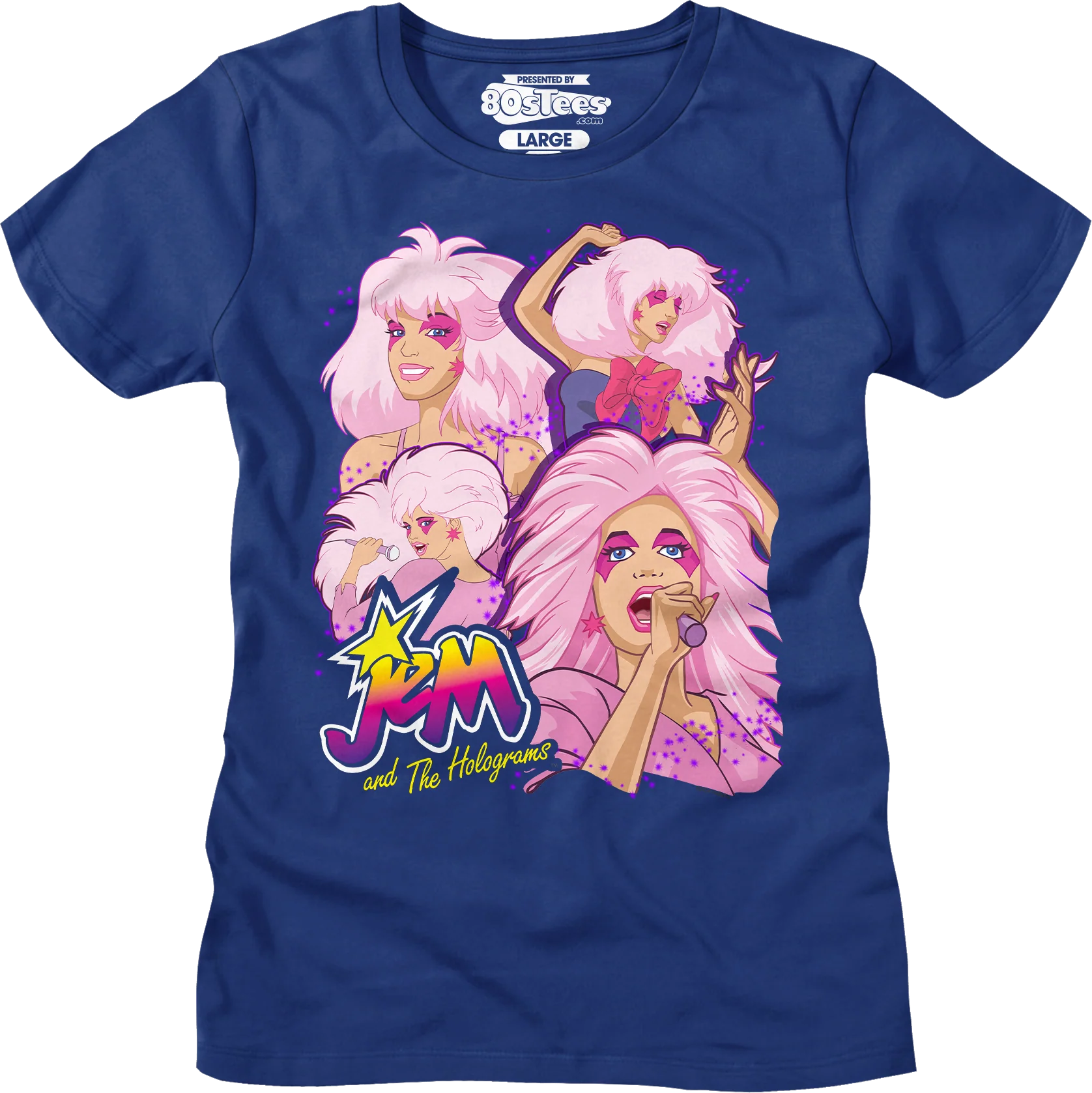 Singer Collage Jem And The Holograms T-Shirt - Image 10