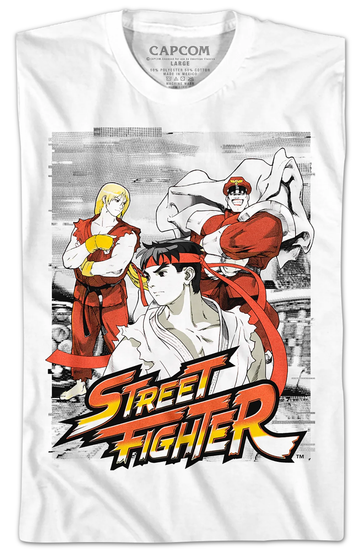 Sketch Distortion Street Fighter T-Shirt - Image 2