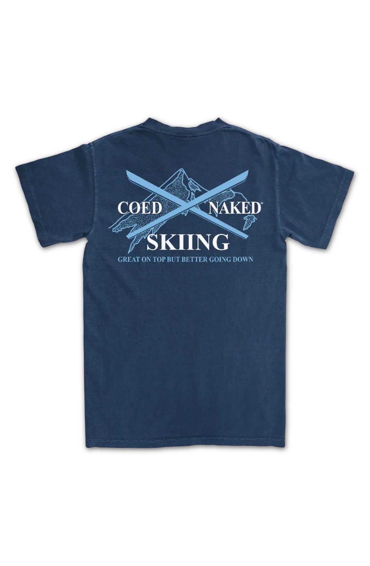 Skiing Coed Naked T-Shirt - Image 2