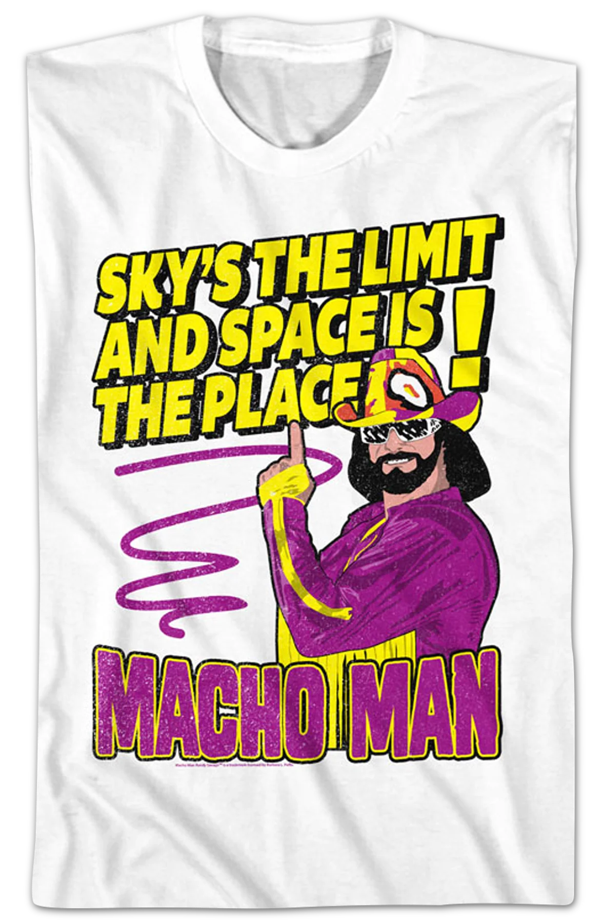 Sky's The Limit Macho Man Randy Savage T-Shirt - Image 2