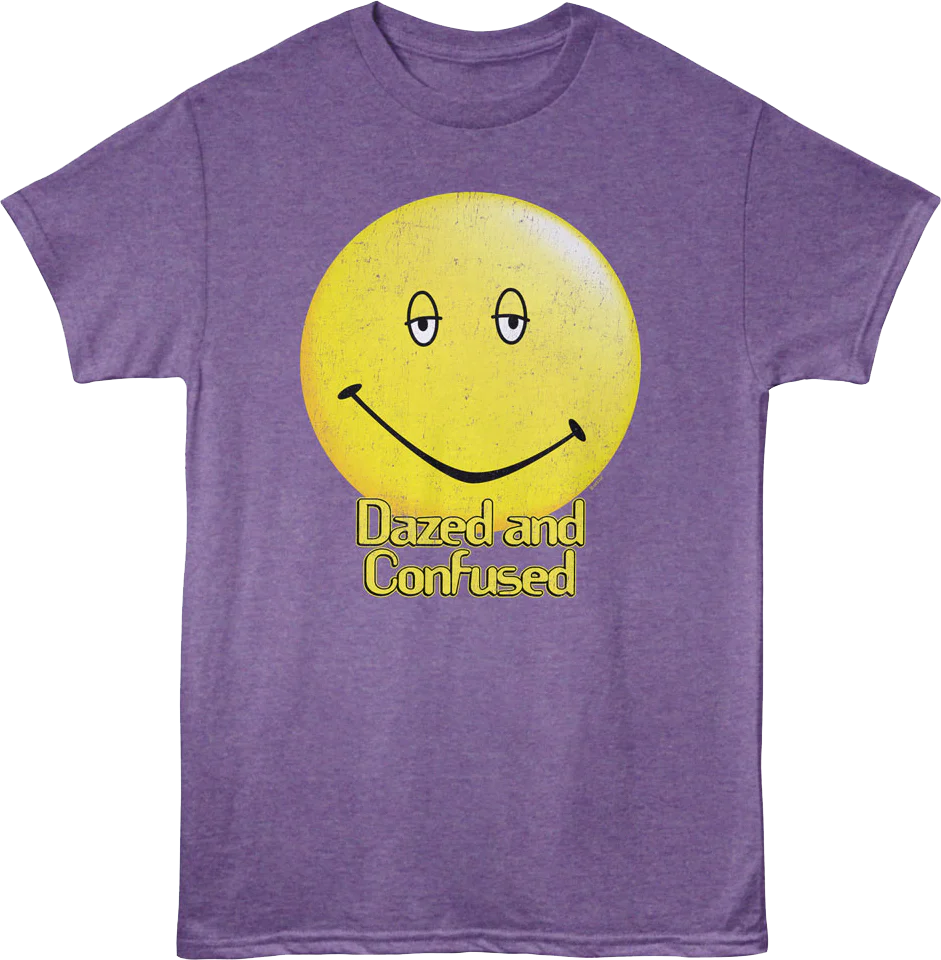 Smiley Face Dazed and Confused T-Shirt