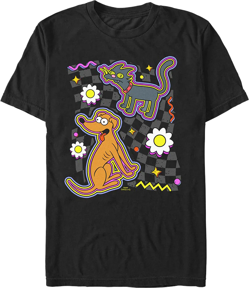 Snowball & Santa's Little Helper Simpsons T-Shirt