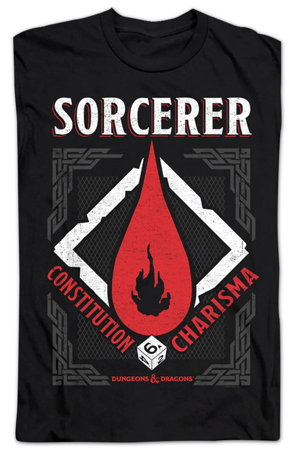 Sorcerer Logo Dungeons & Dragons T-Shirt - Image 2