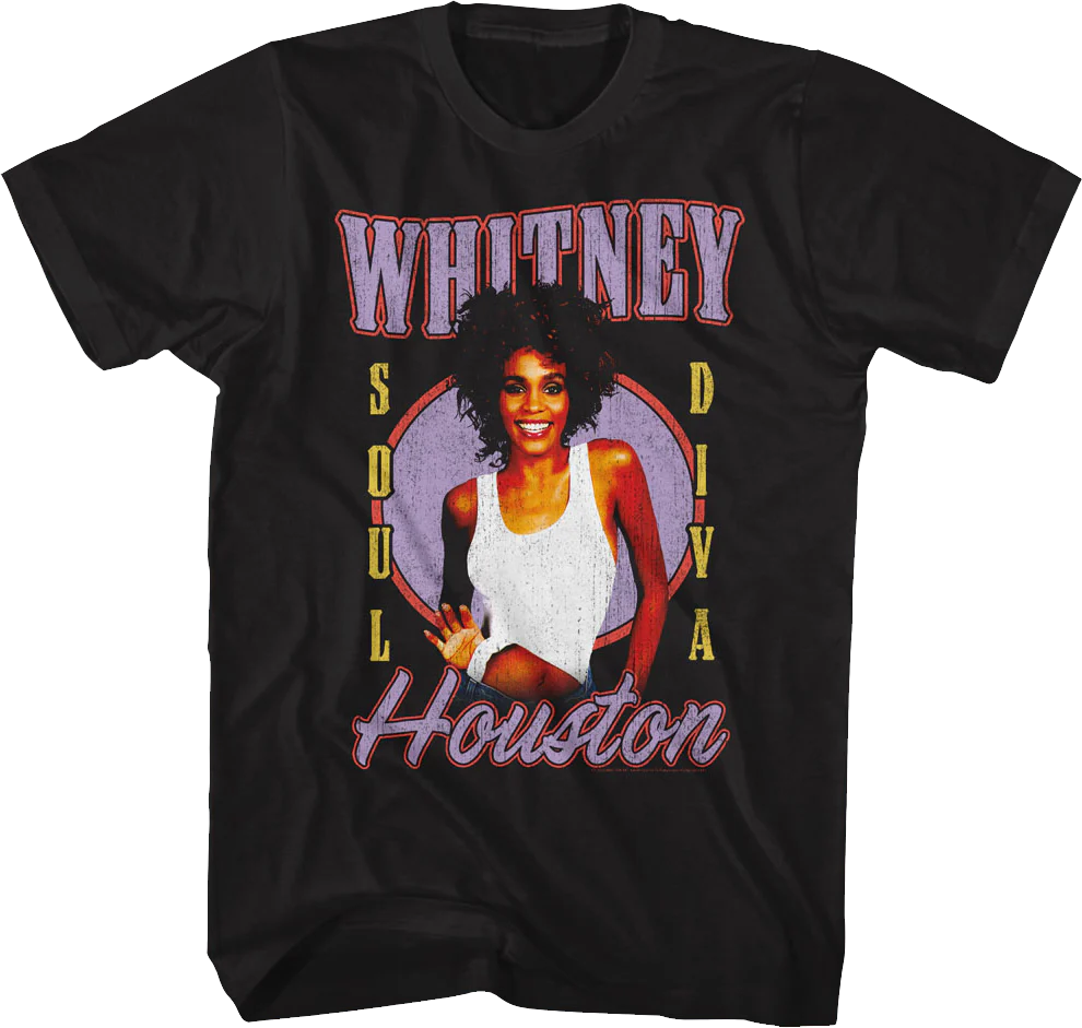 Soul Diva Whitney Houston T-Shirt
