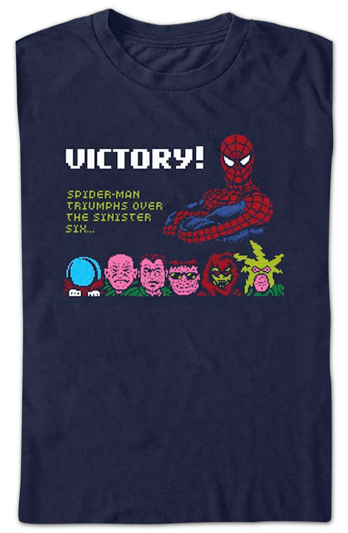 Spider-Man Triumphs Over The Sinister Six Marvel Comics T-Shirt - Image 2