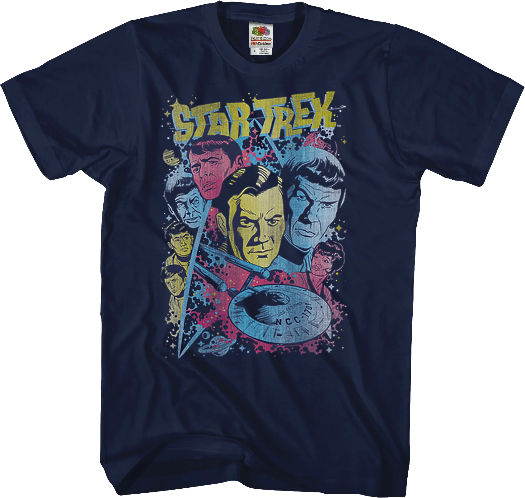Splash Art Star Trek T-Shirt