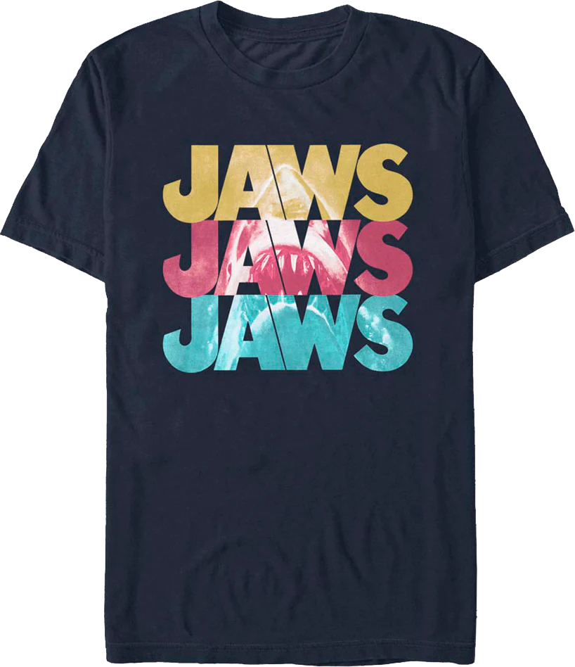 Stacked Logo Jaws T-Shirt