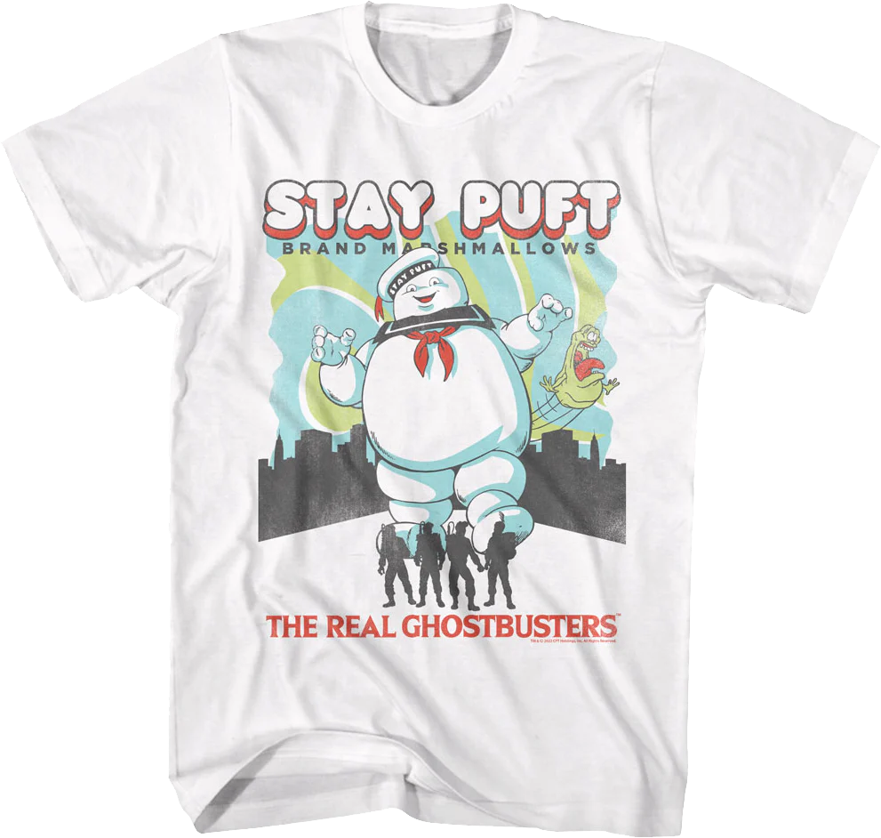 Stay Puft Brand Marshmallows Real Ghostbusters T-Shirt