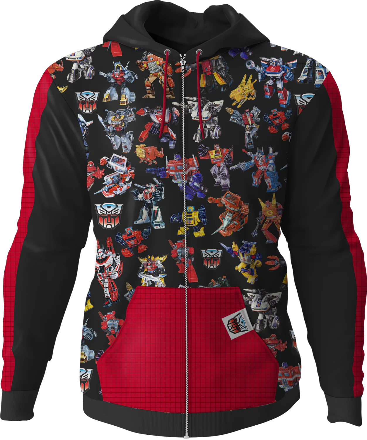 Striped Autobots Transformers Hoodie