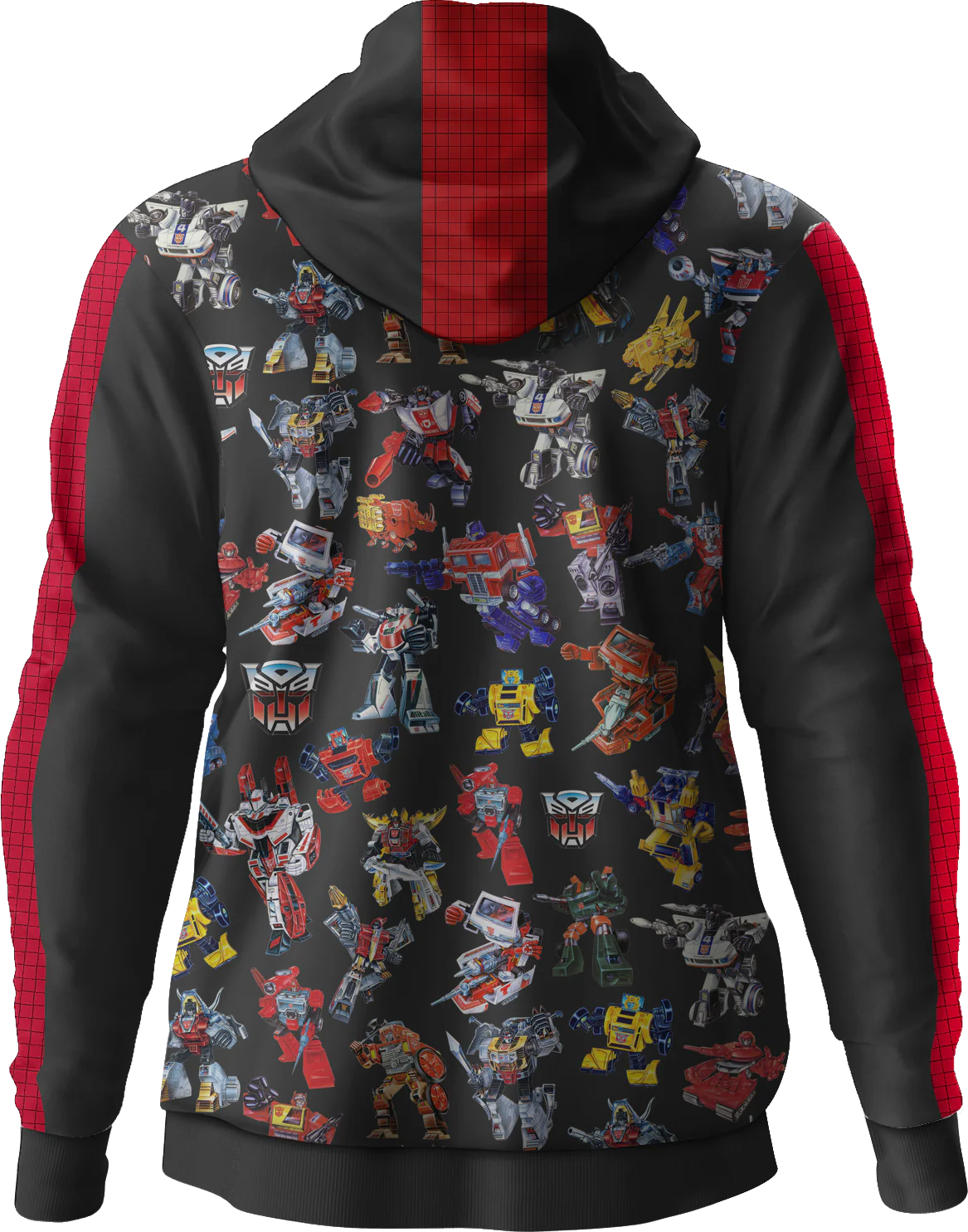 Striped Autobots Transformers Hoodie - Image 2