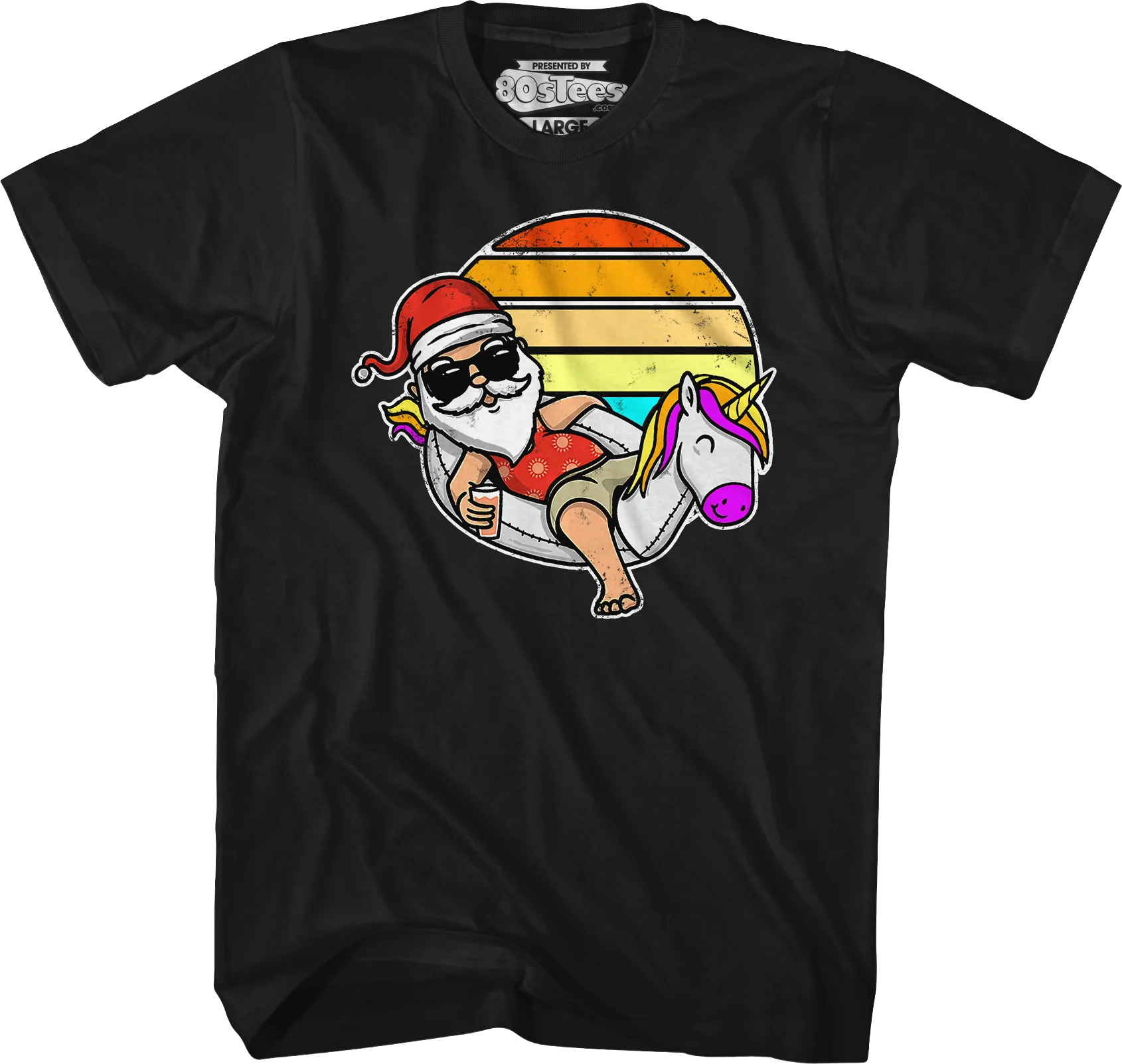Summer Santa Claus T-Shirt - Image 5