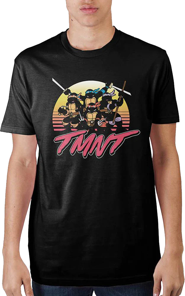 Sunset Teenage Mutant Ninja Turtles T-Shirt
