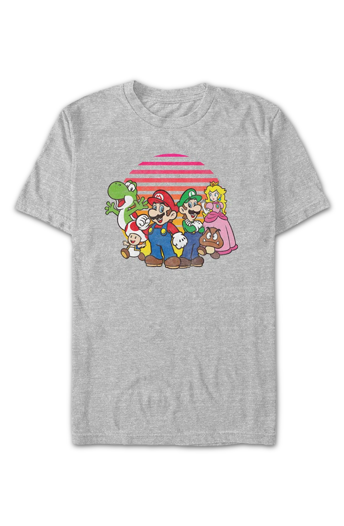 Super Mario Bros. Retro Group Photo Nintendo T-Shirt - Image 2