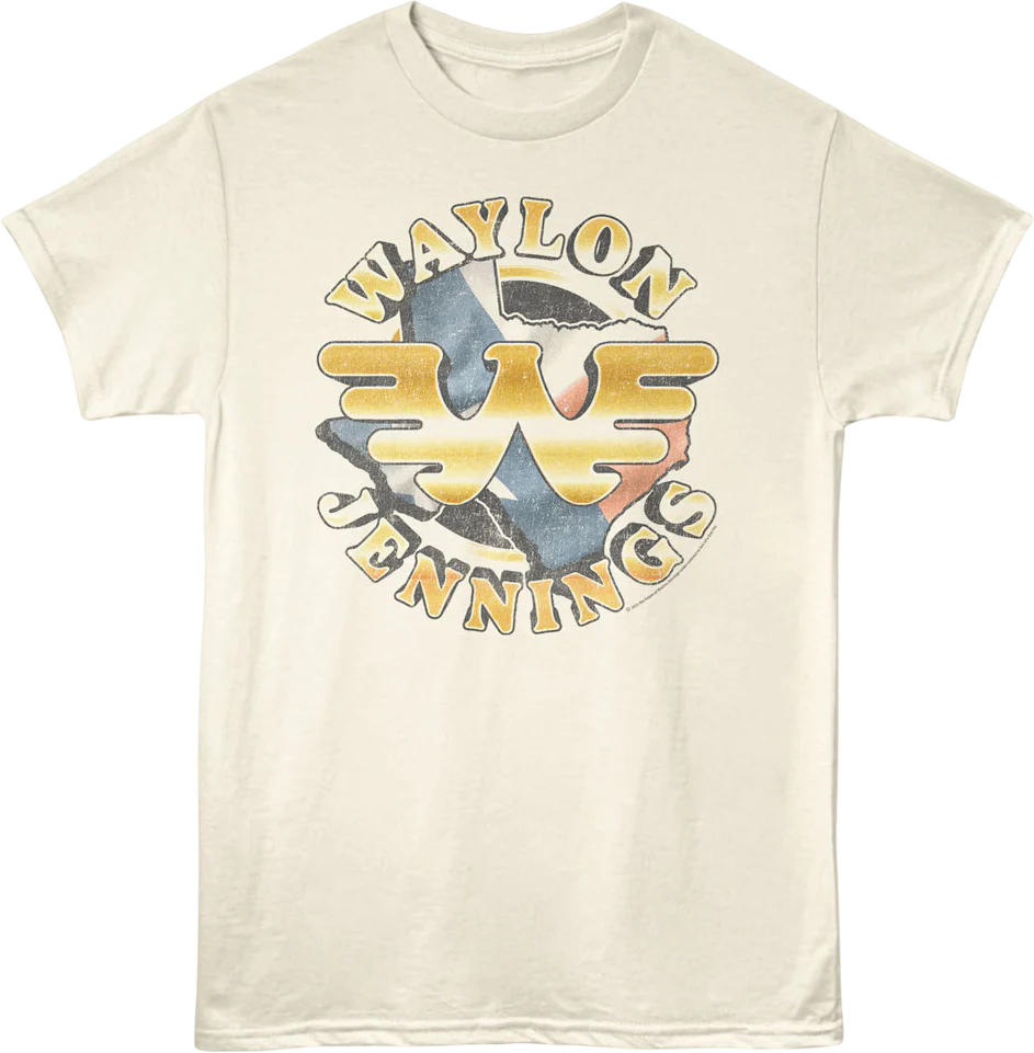 Texas Logo Waylon Jennings T-Shirt