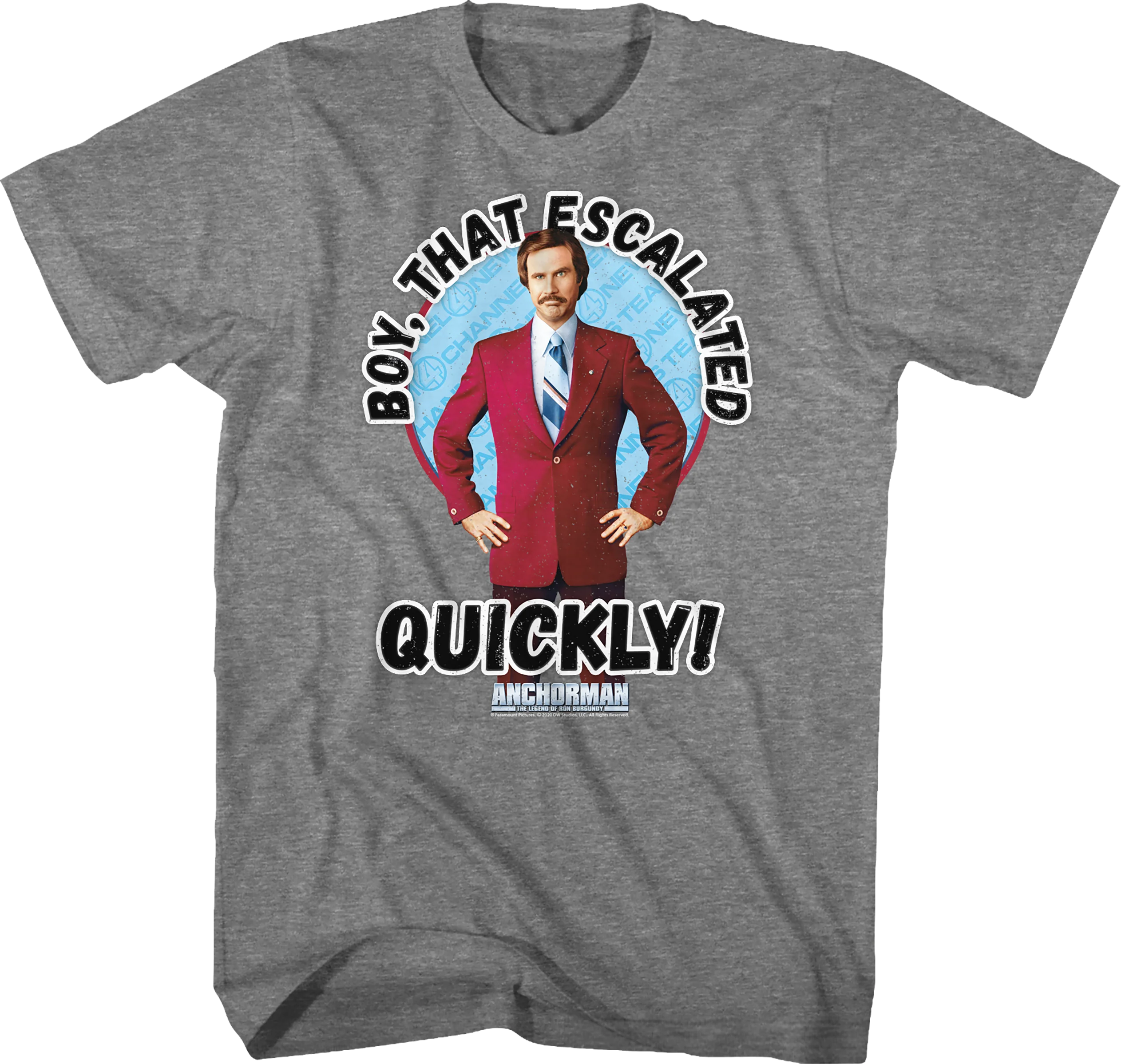 That Escalated Quickly Anchorman T-Shirt