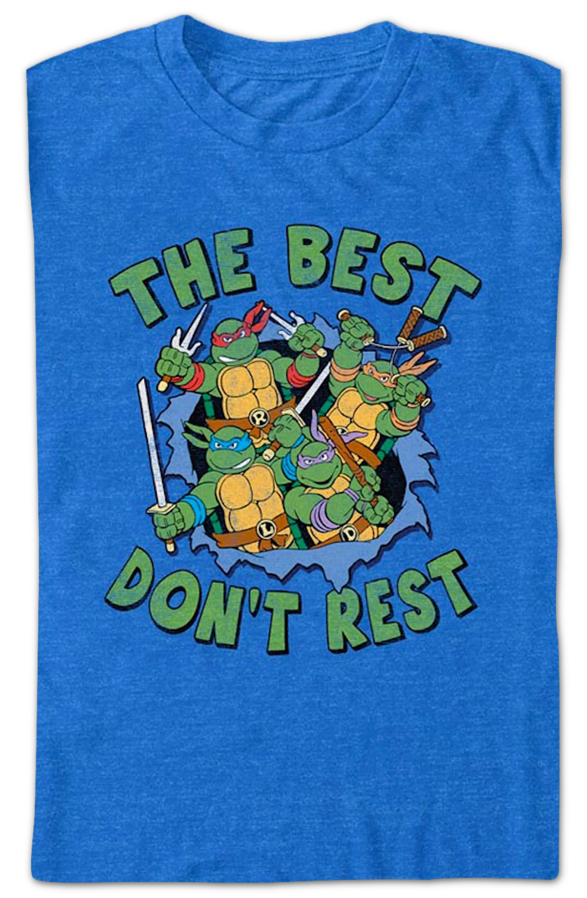 The Best Don't Rest Teenage Mutant Ninja Turtles T-Shirt - Image 2
