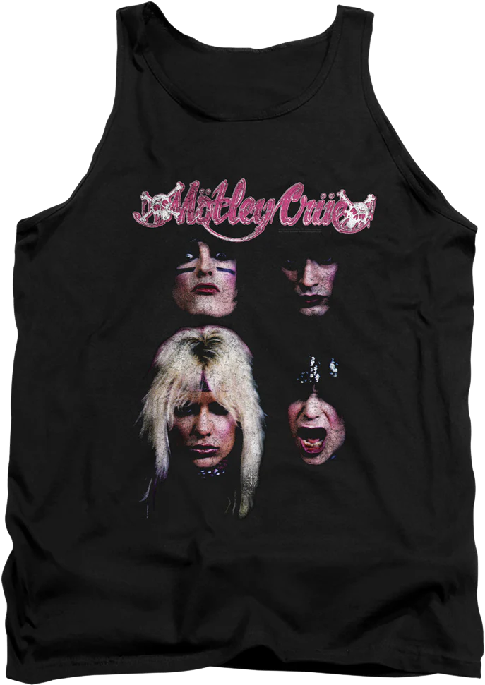 The Faces Of Motley Crue Tank Top