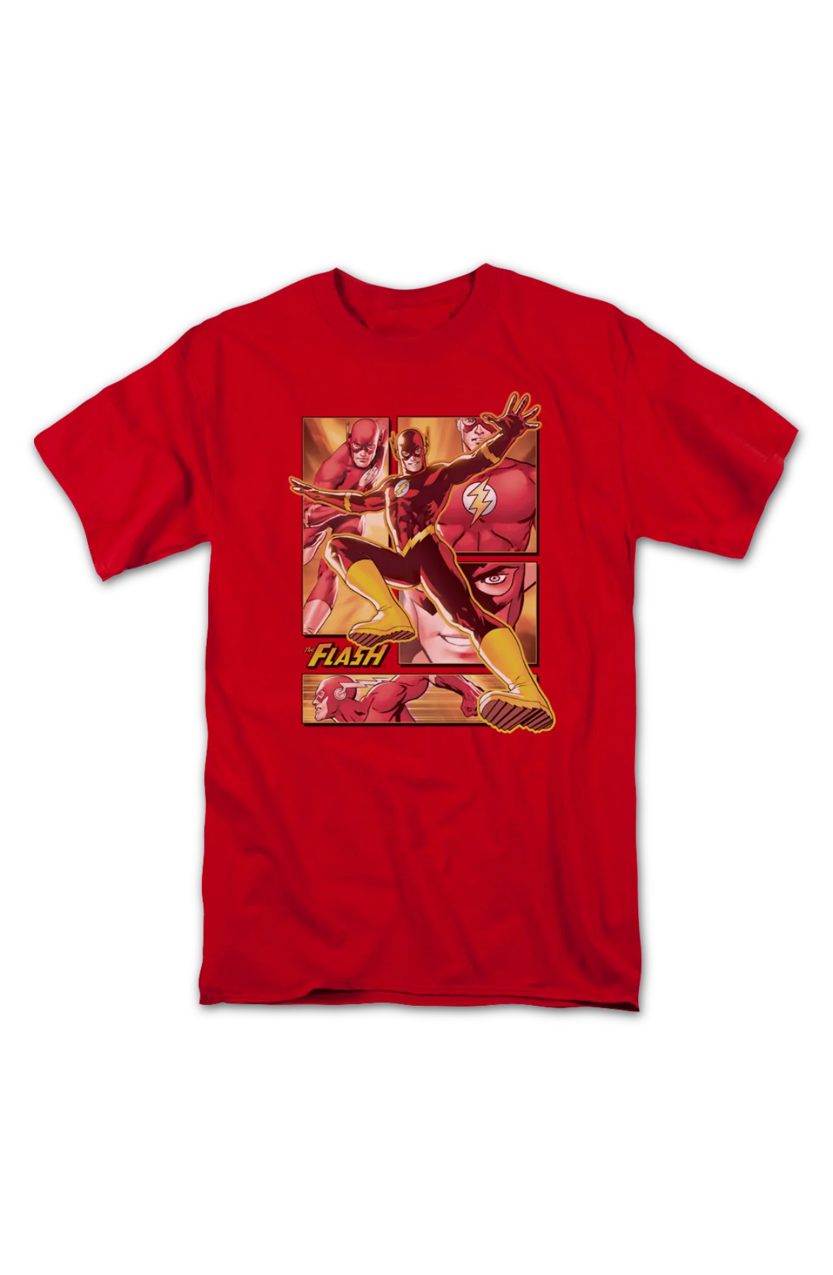 The Flash Panels Collage DC Comics T-Shirt - Image 2