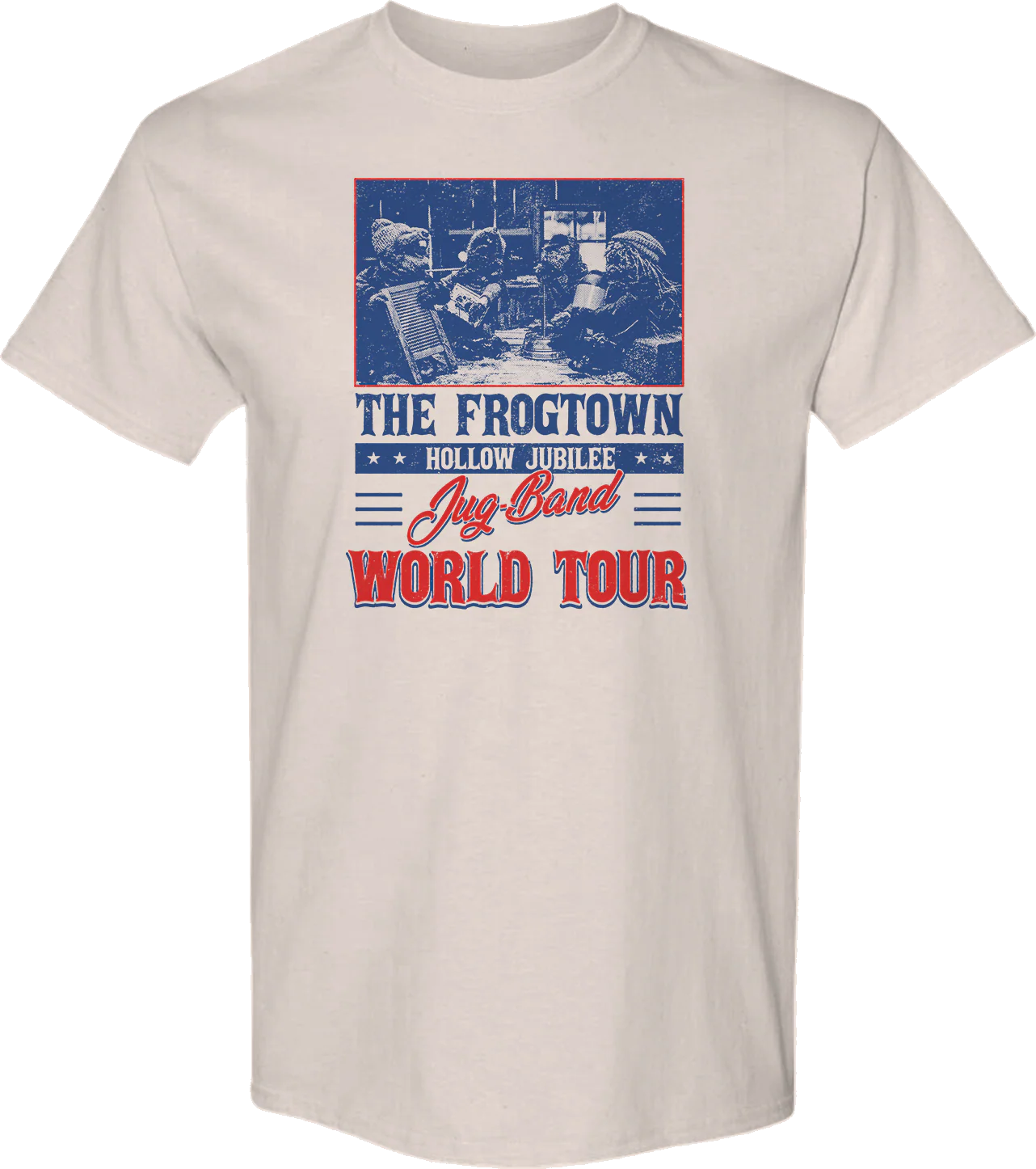 The Frogtown Hollow Jubilee Jug-Band World Tour Emmet Otter T-Shirt