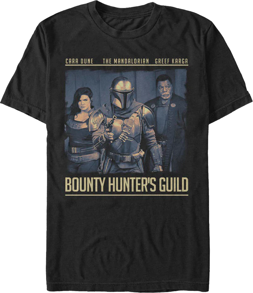 The Mandalorian Bounty Hunter's Guild Star Wars T-Shirt