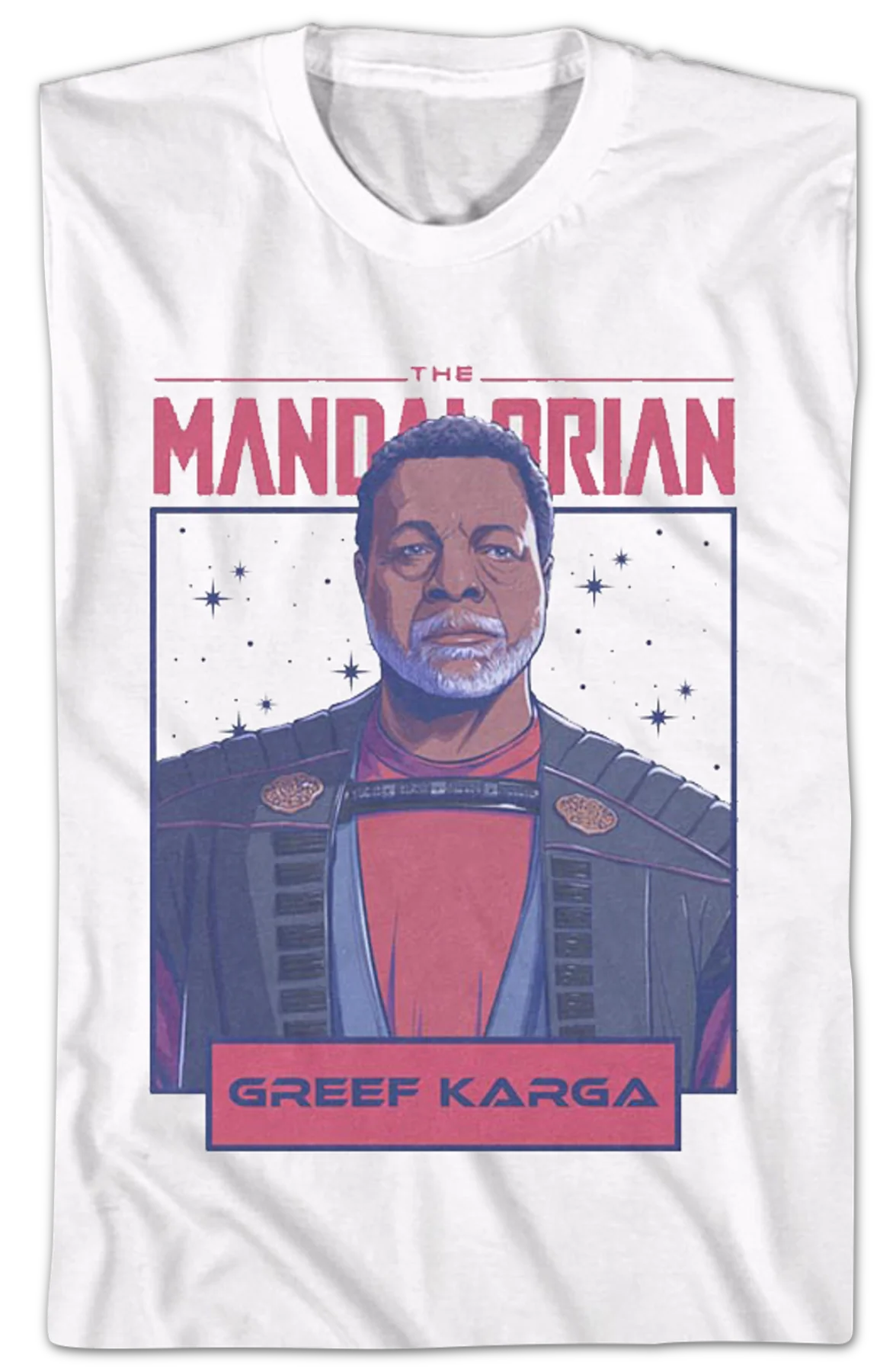The Mandalorian Galaxy Greef Karga Star Wars T-Shirt - Image 2