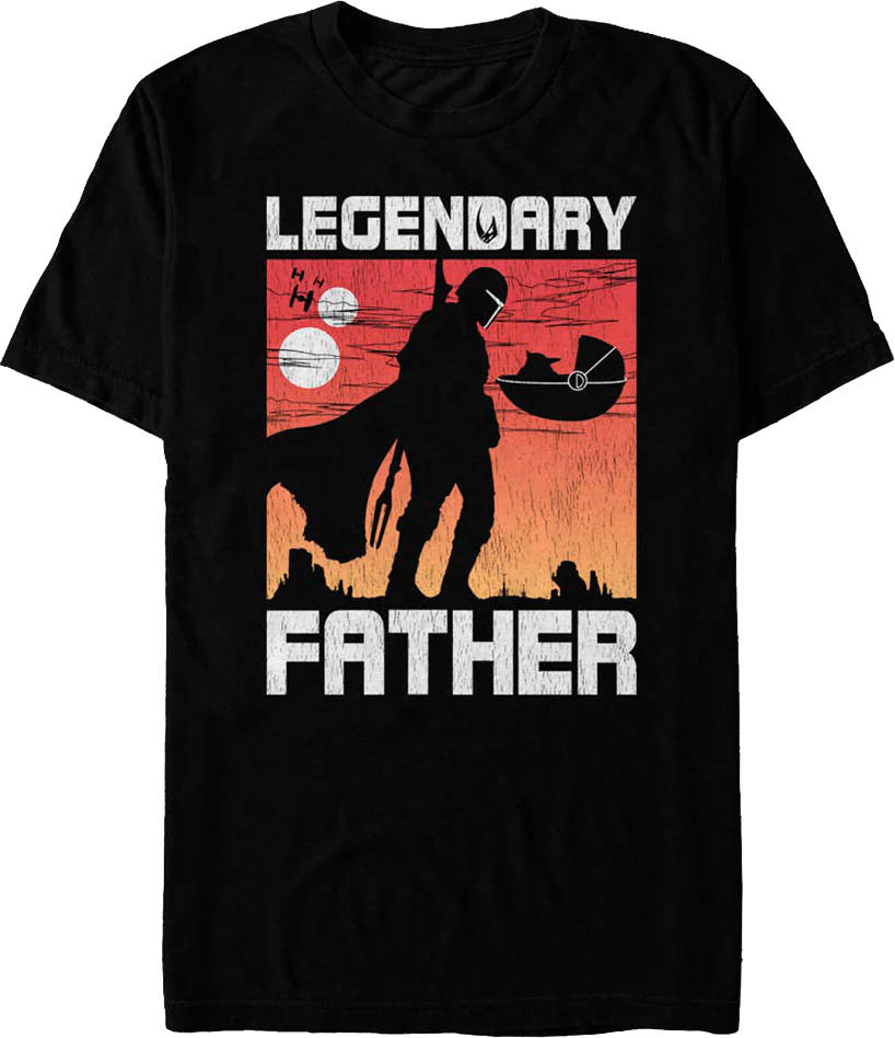 The Mandalorian Legendary Father Star Wars T-Shirt