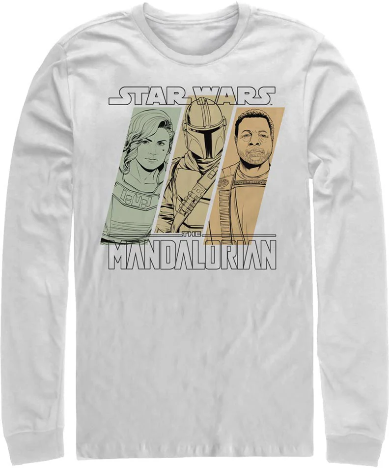The Mandalorian Sketches Star Wars Long Sleeve Shirt