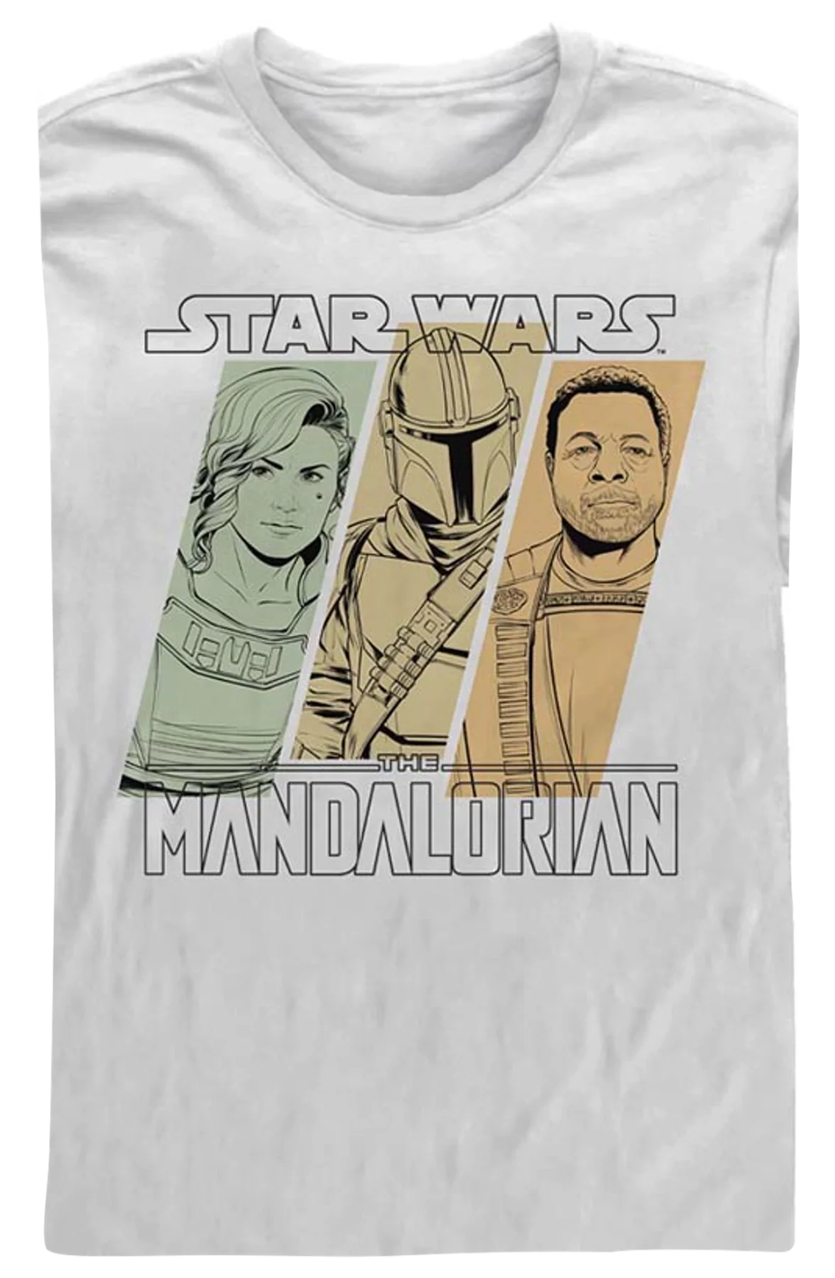 The Mandalorian Sketches Star Wars Long Sleeve Shirt - Image 2