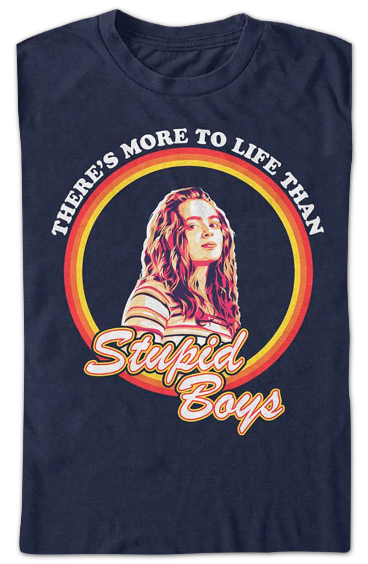 There's More To Life Than Stupid Boys Stranger Things T-Shirt - Image 2