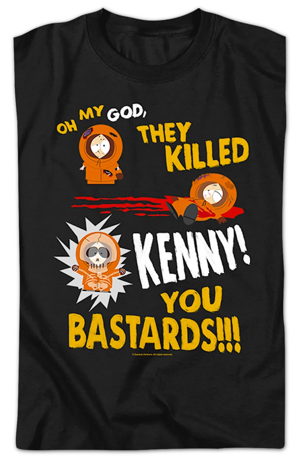They Killed Kenny South Park T-Shirt - Image 2