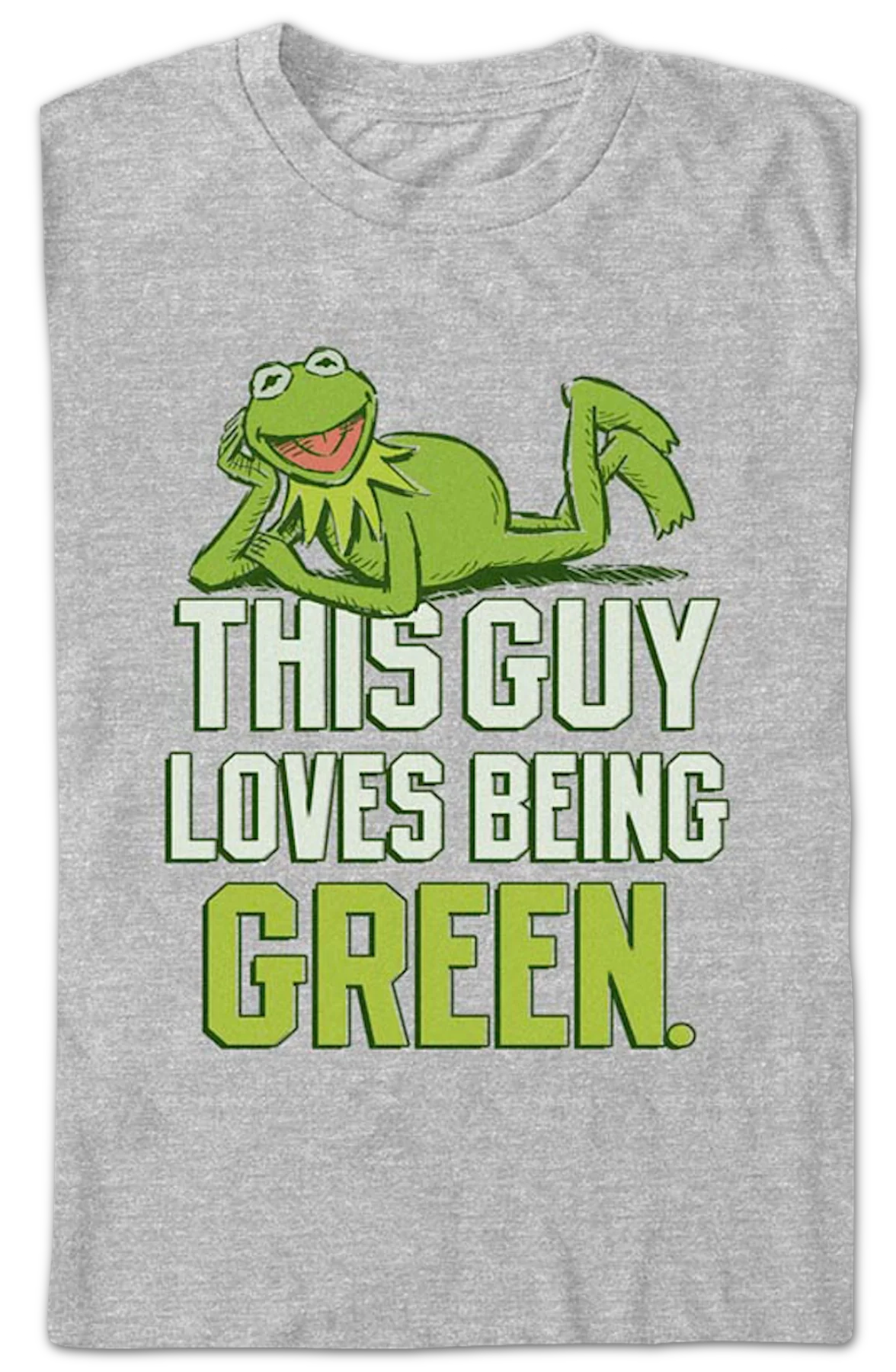 This Guy Loves Being Green Muppets T-Shirt - Image 2