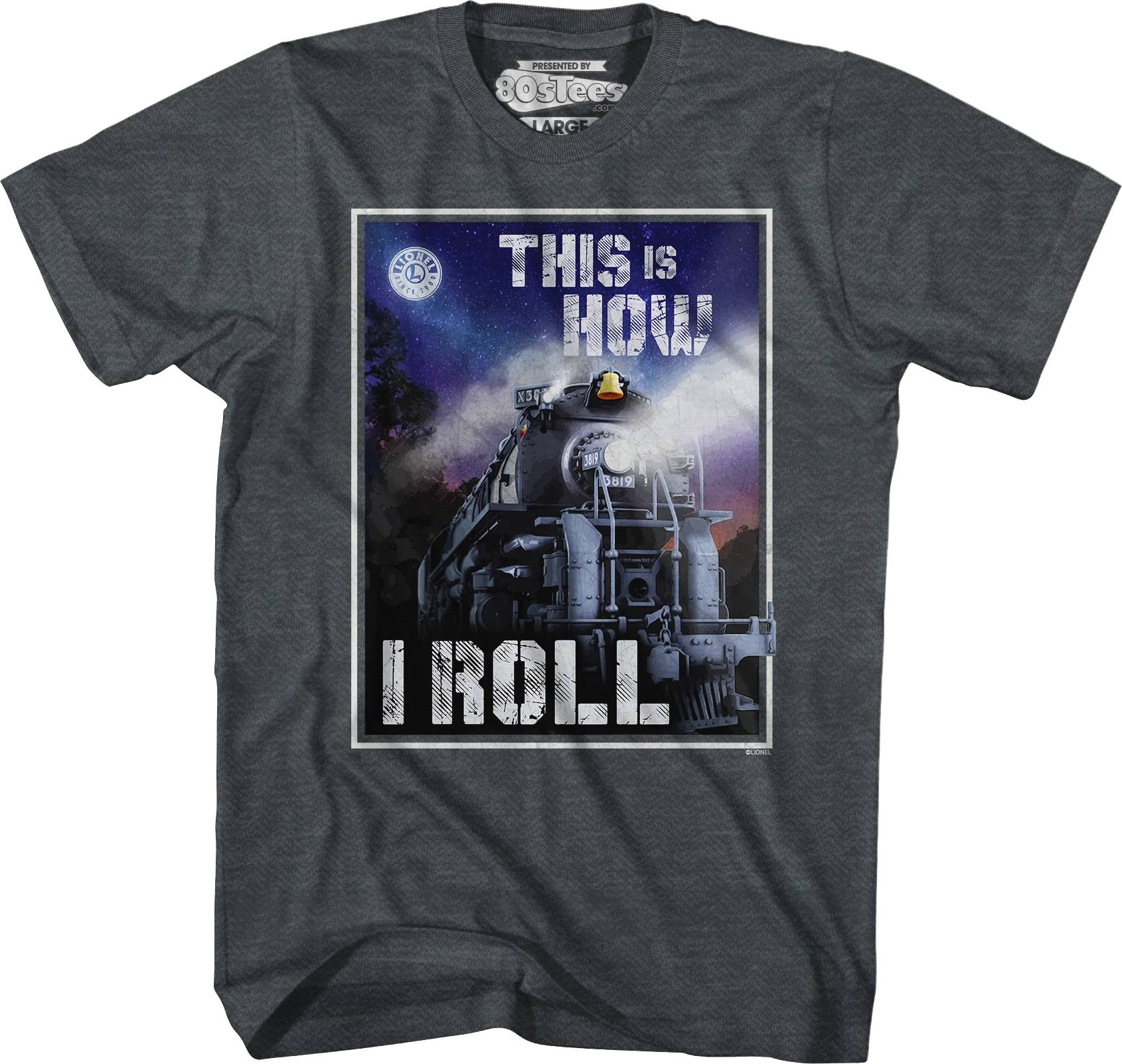 This Is How I Roll Lionel Trains T-Shirt - Image 4