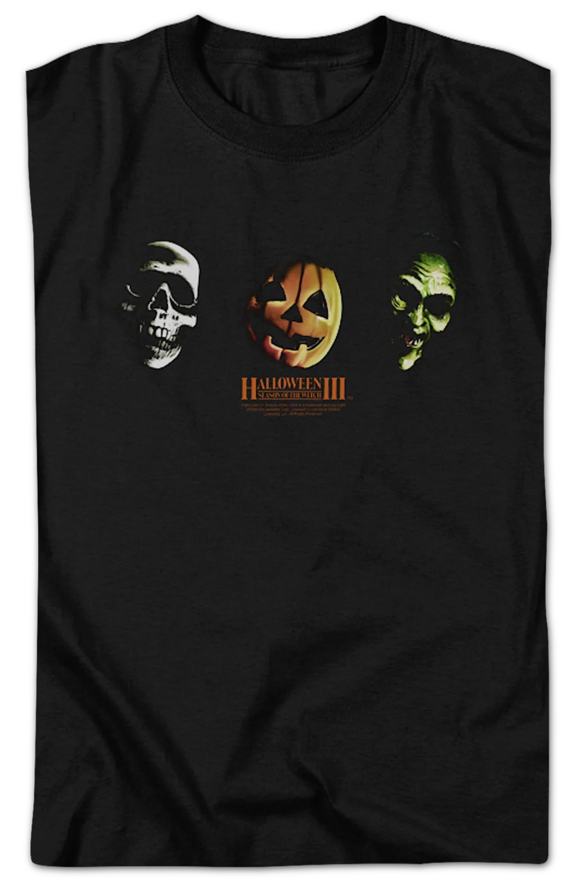 Three Masks Halloween III Season of the Witch T-Shirt - Image 2