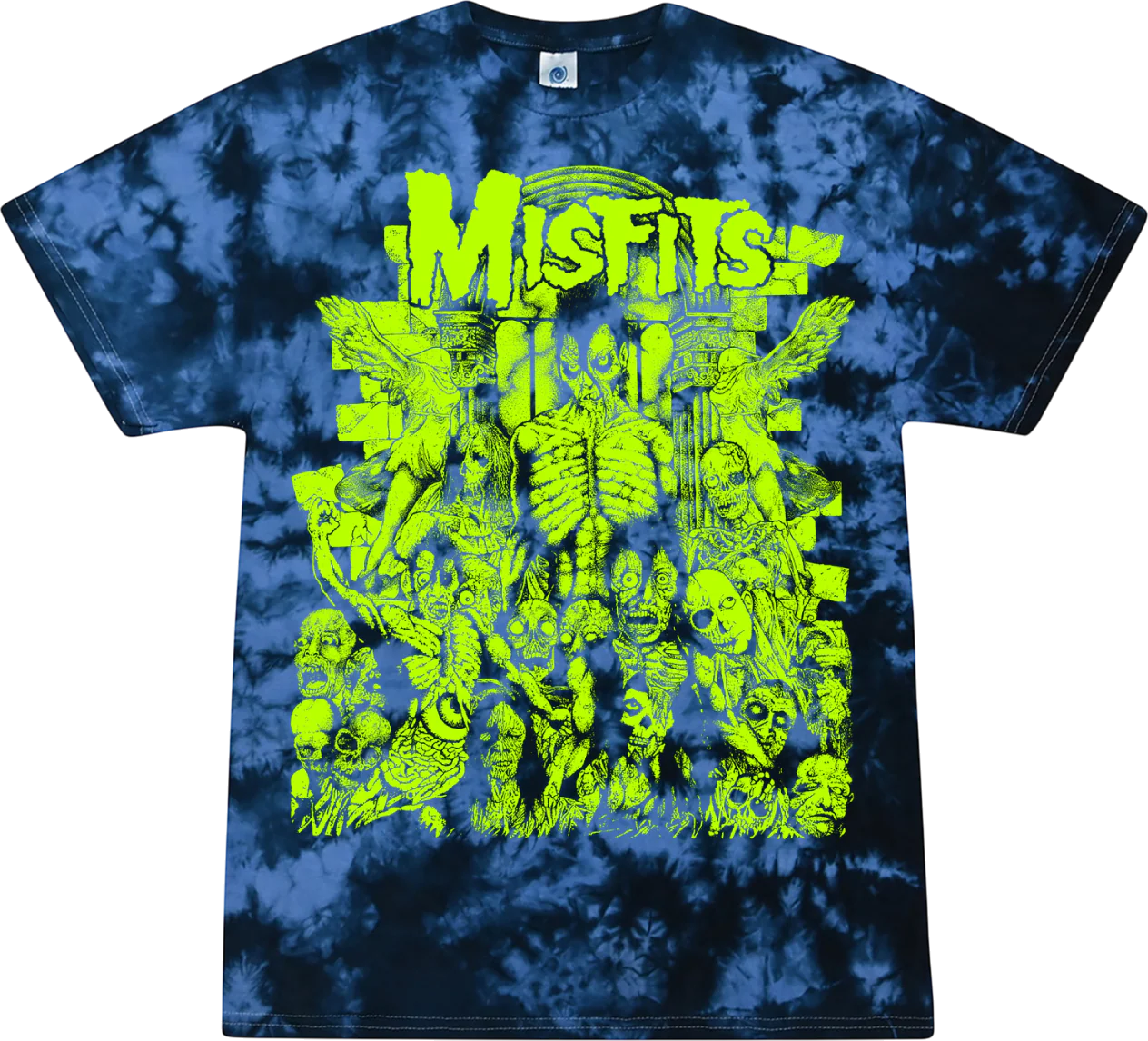 Tie Dye Earth AD/Wolfs Blood Misfits T-Shirt