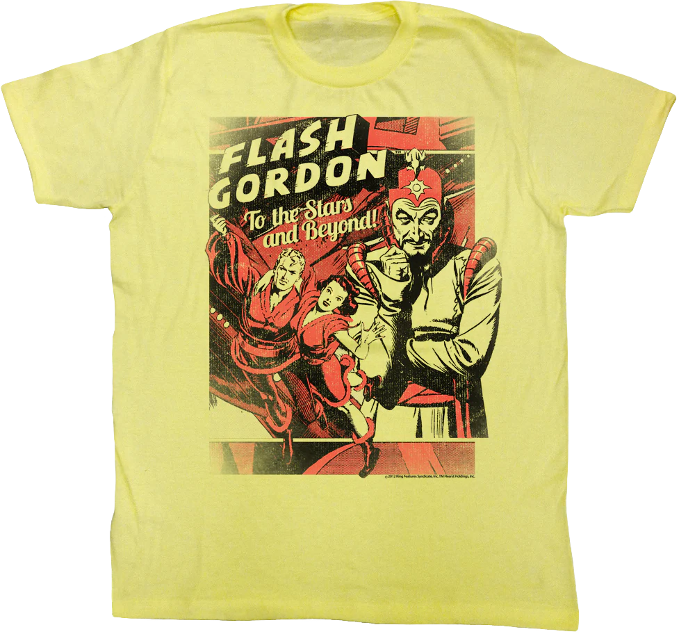 To the Stars and Beyond Flash Gordon T-Shirt