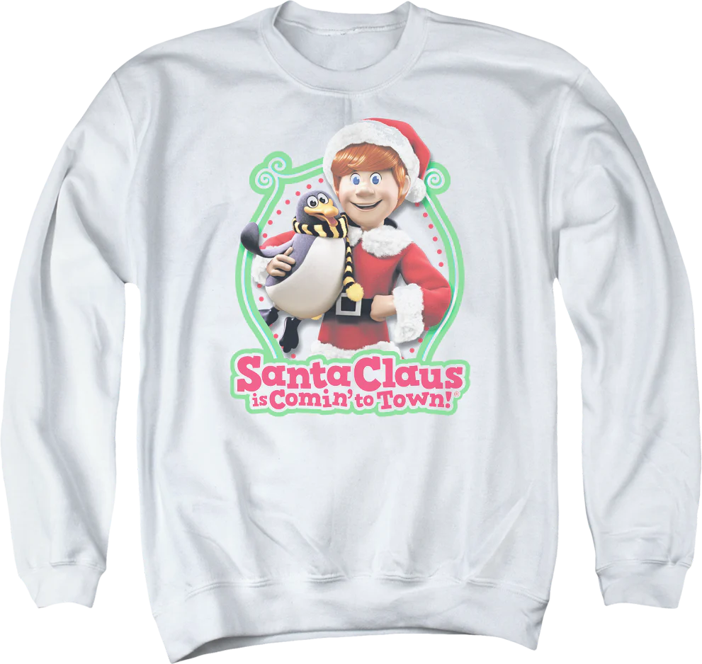 Topper And Kris Kringle Santa Claus Is Comin' To Town Sweatshirt