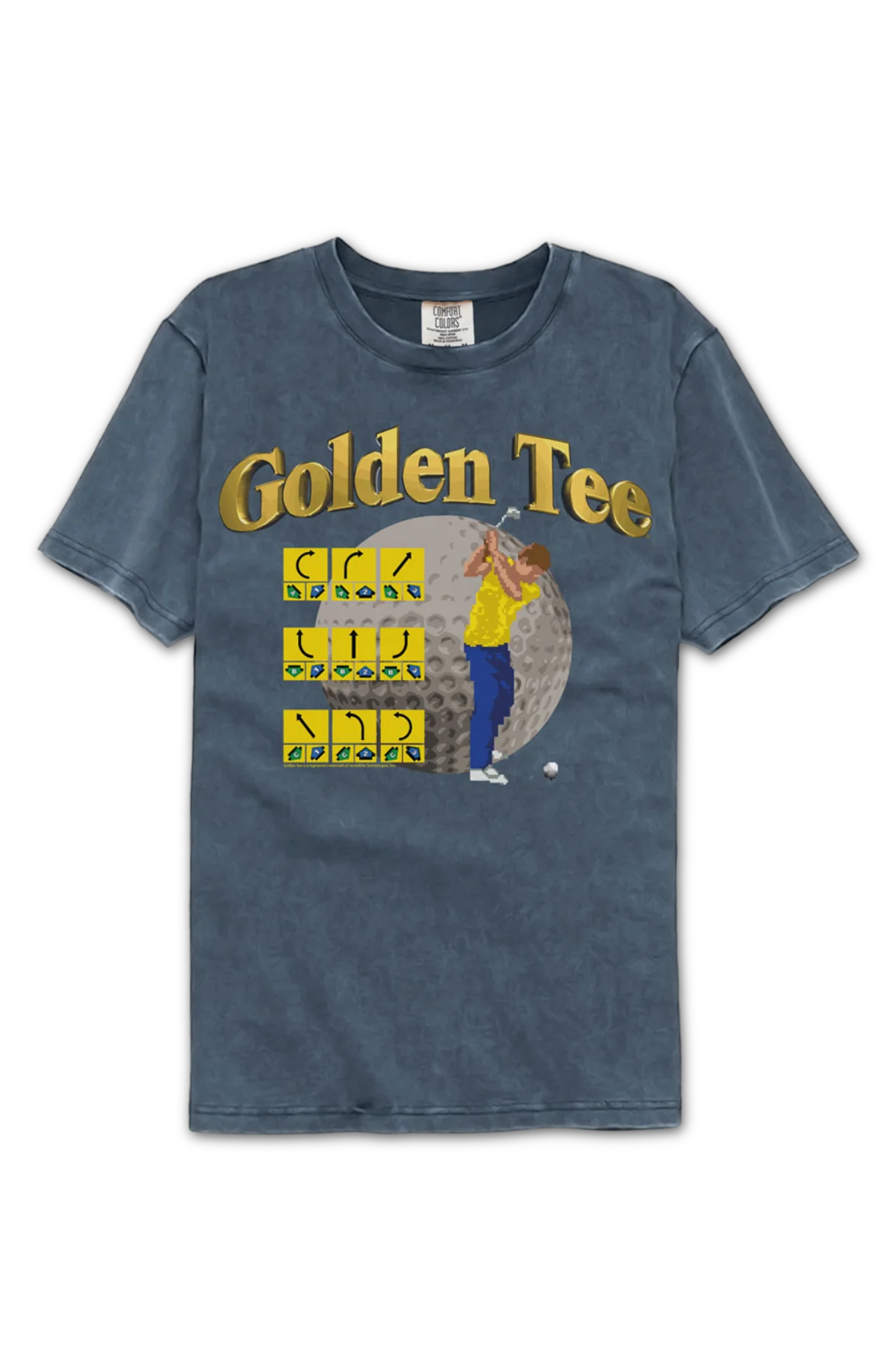 Trackball Control Golden Tee Golf Comfort Colors Brand T-Shirt - Image 2