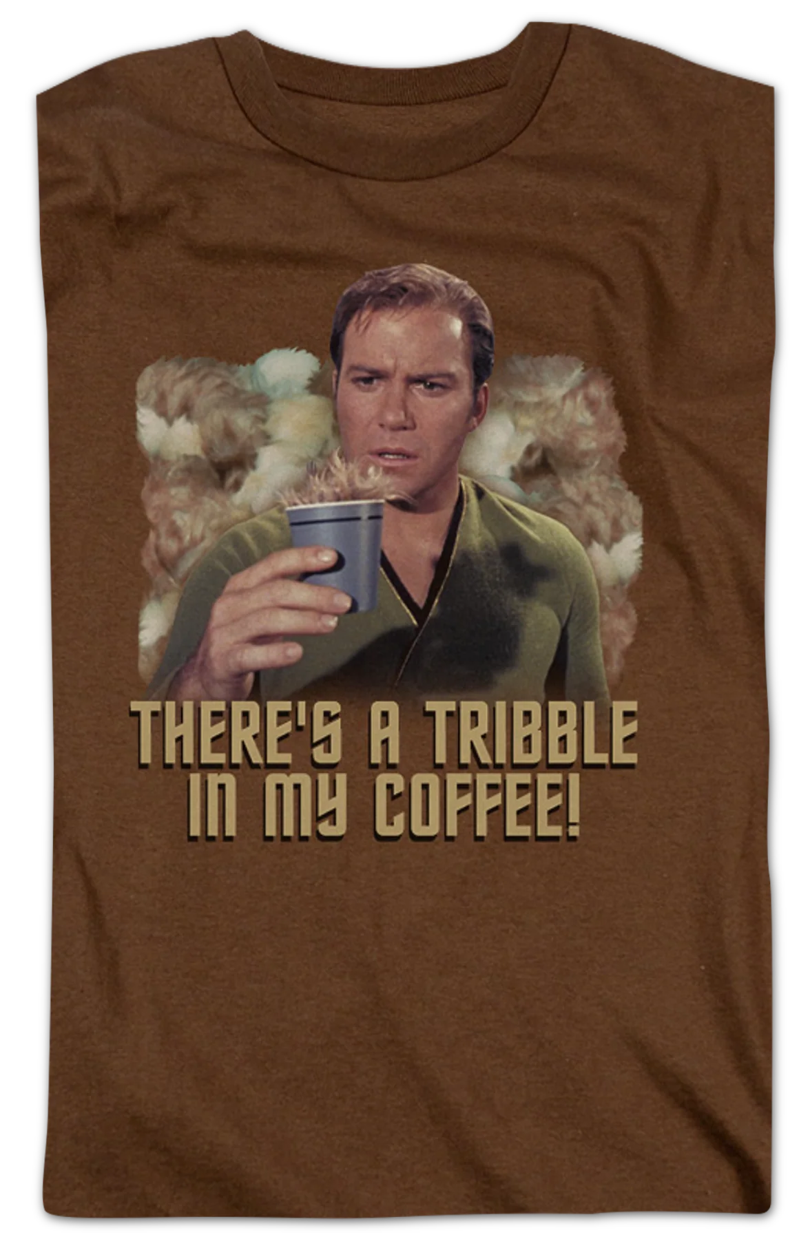Tribble In My Coffee Star Trek T-Shirt - Image 2