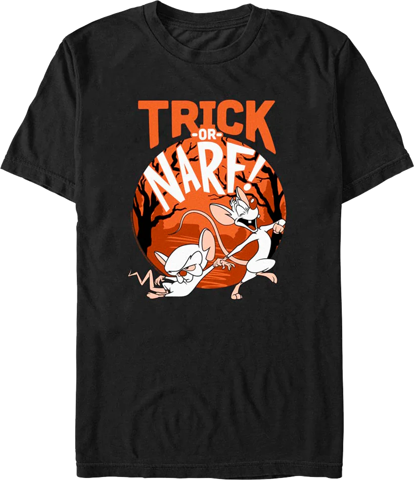 Trick or Narf Pinky and the Brain T-Shirt