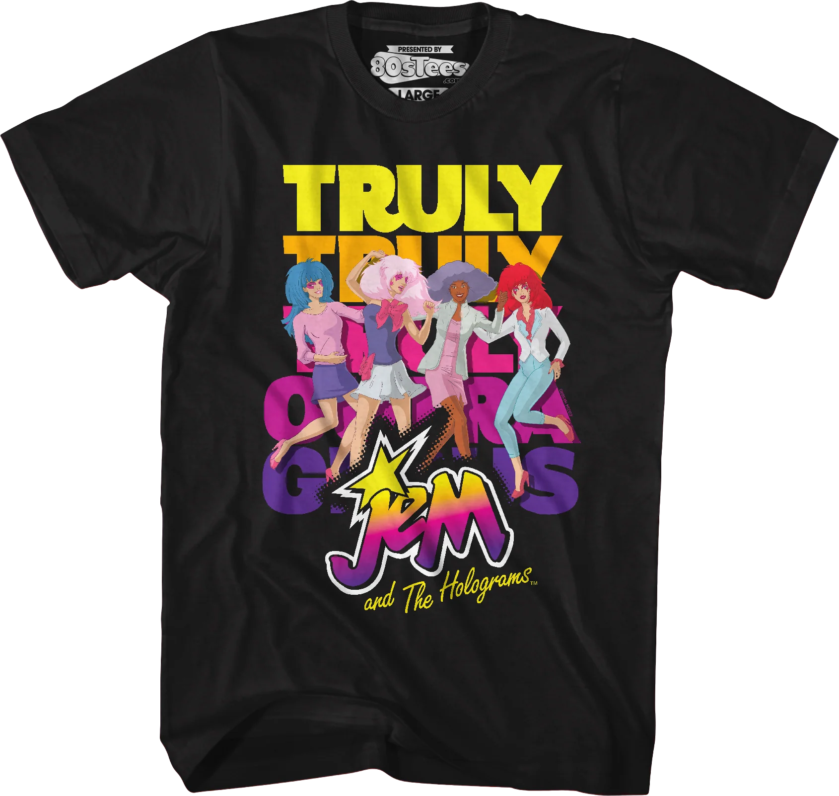 Truly Outrageous Group Pose Jem And The Holograms T-Shirt - Image 16