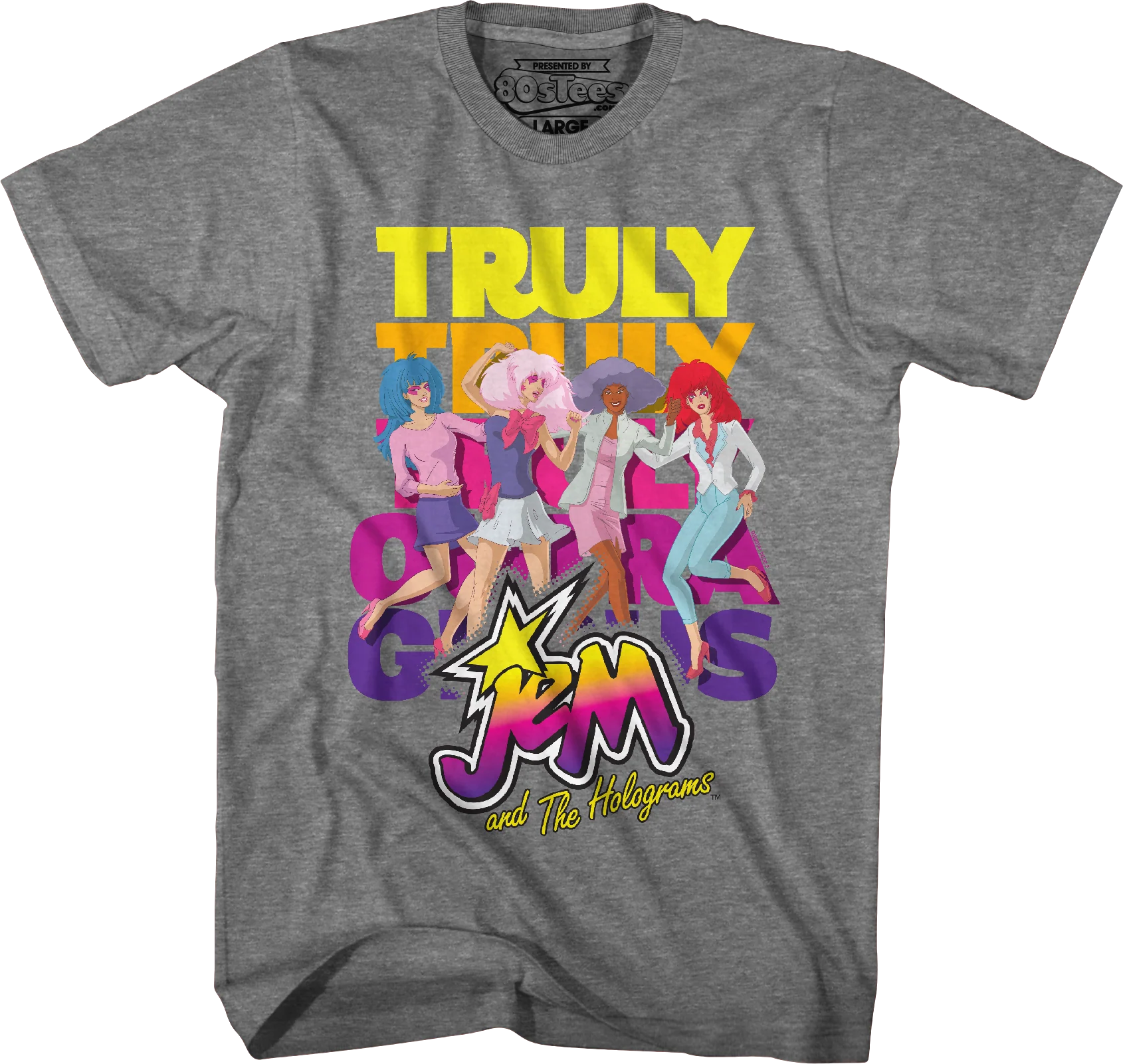 Truly Outrageous Group Pose Jem And The Holograms T-Shirt - Image 19