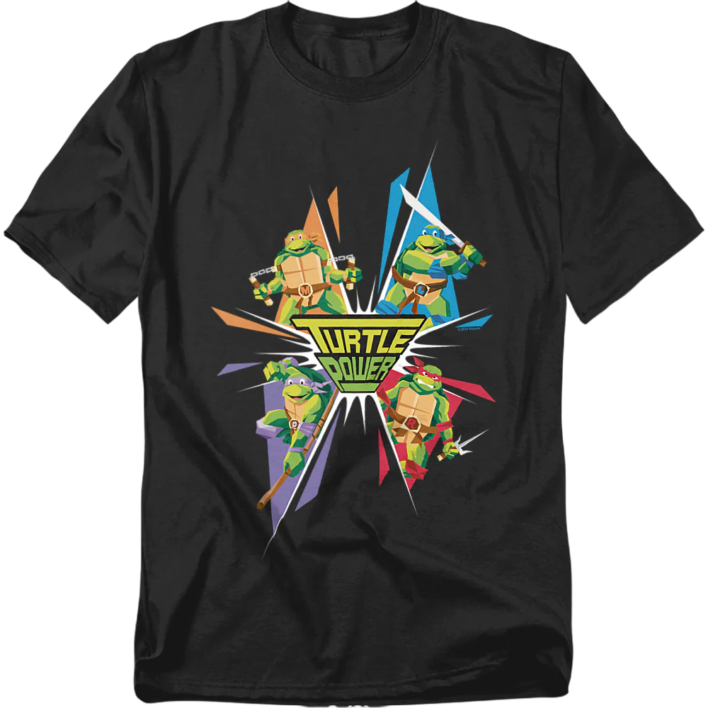 Turtle Power Poses Teenage Mutant Ninja Turtles T-Shirt