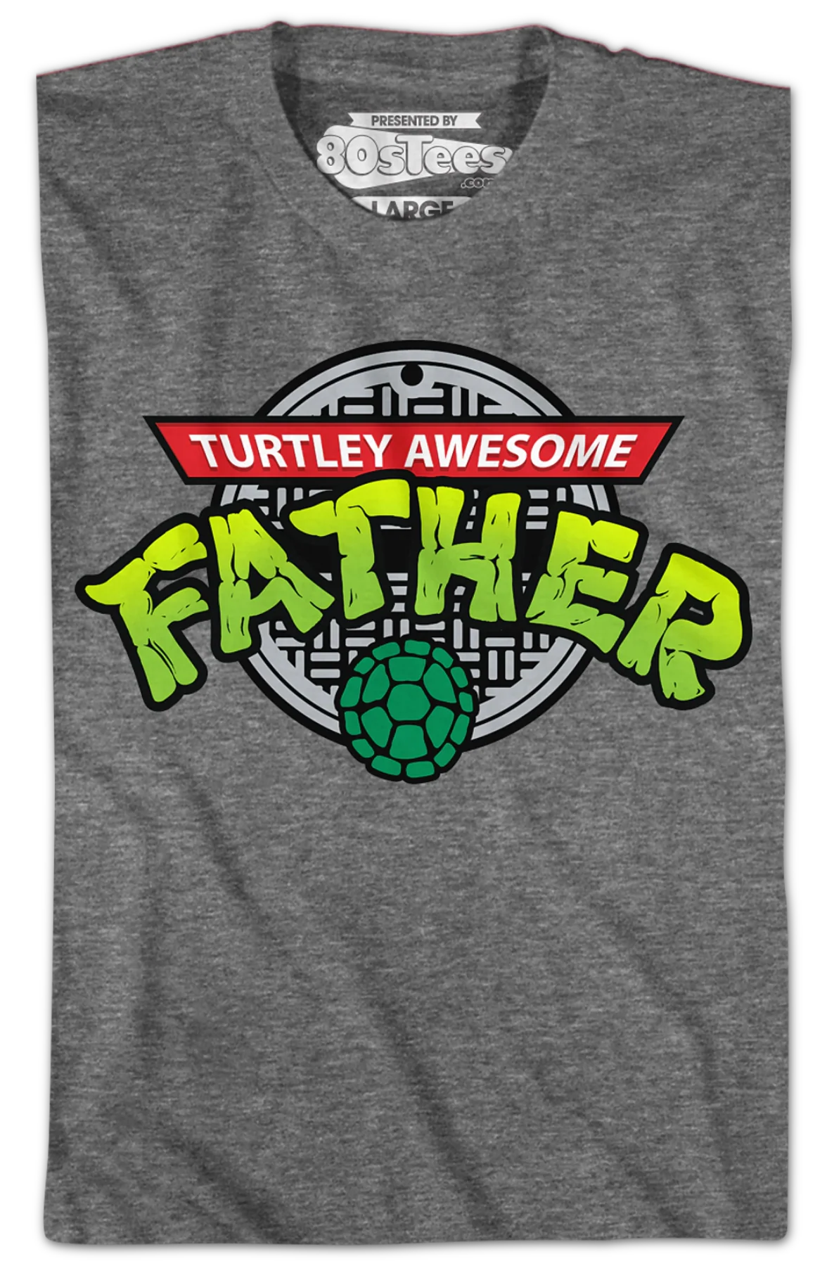 Turtley Awesome Father T-Shirt - Image 2
