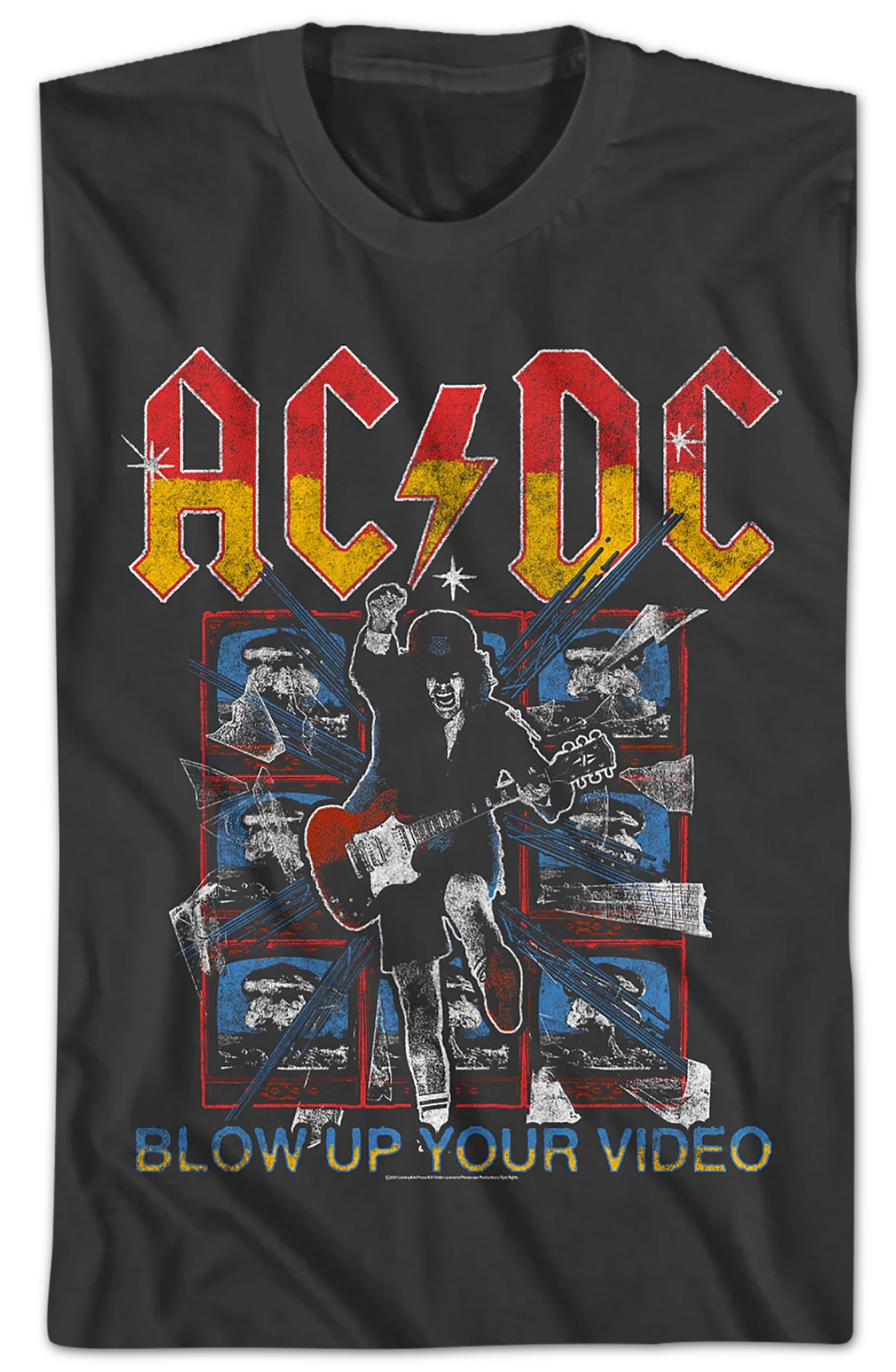 TV Screens Blow Up Your Video ACDC Shirt - Image 2