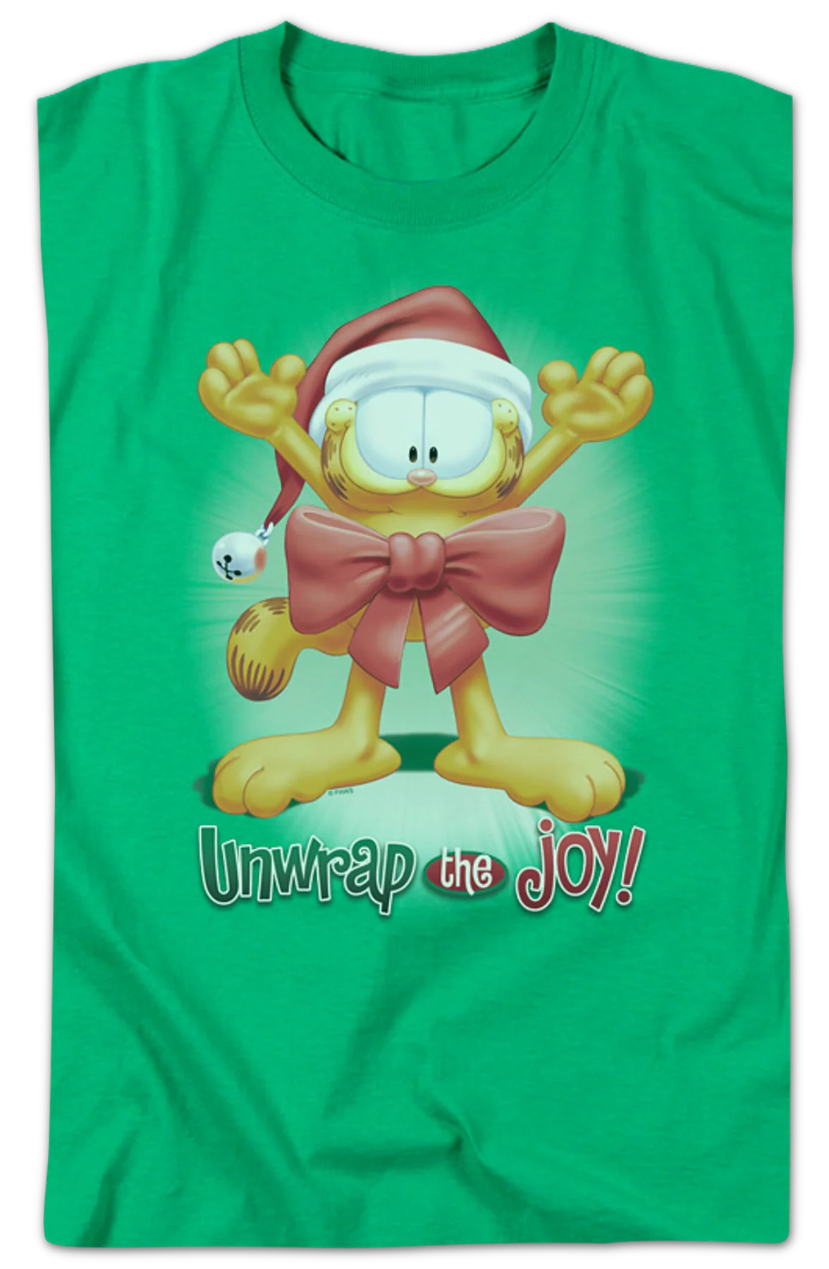 Unwrap The Joy Garfield T-Shirt - Image 2