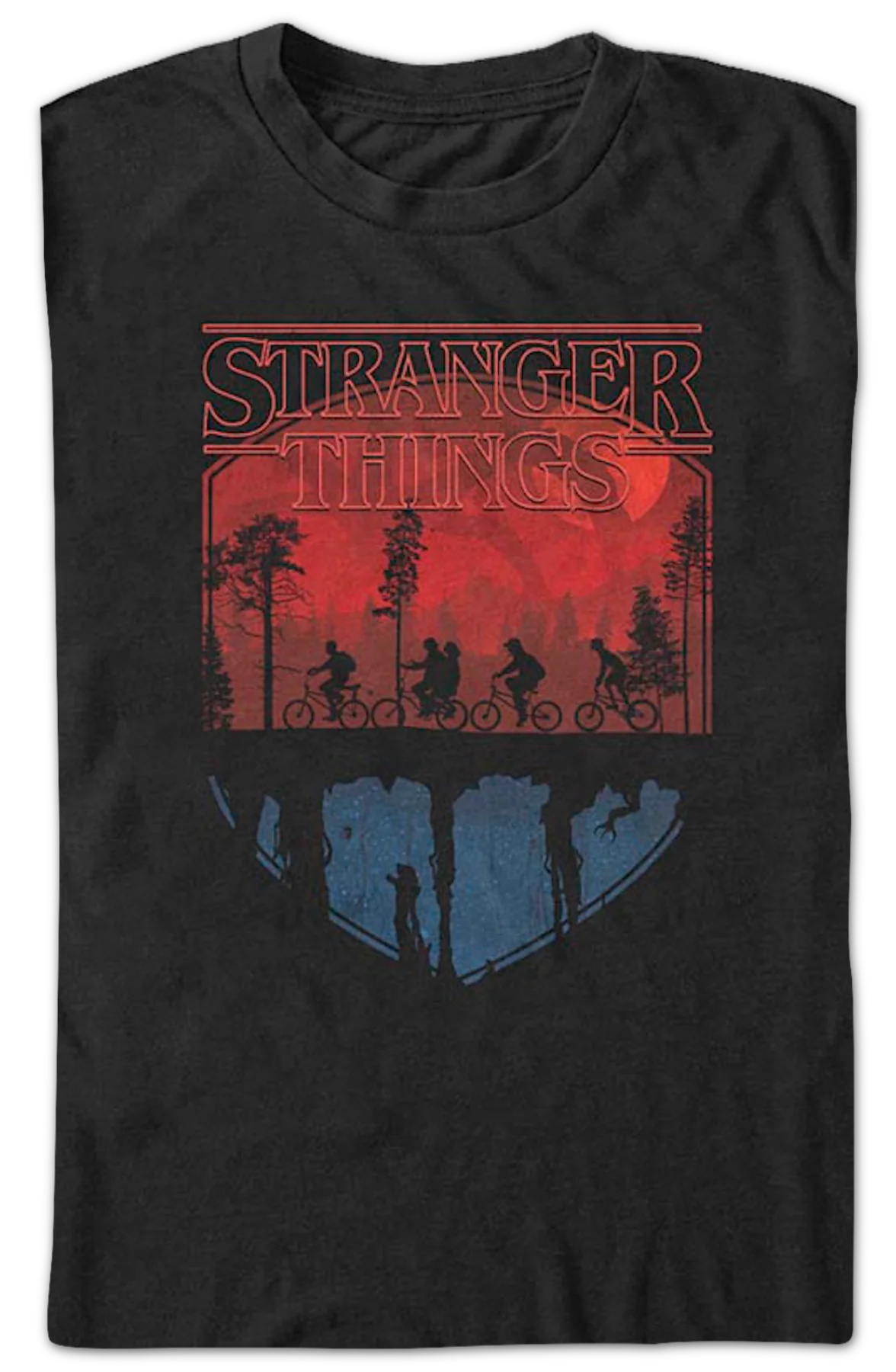 Upside Down Stranger Things T-Shirt - Image 2