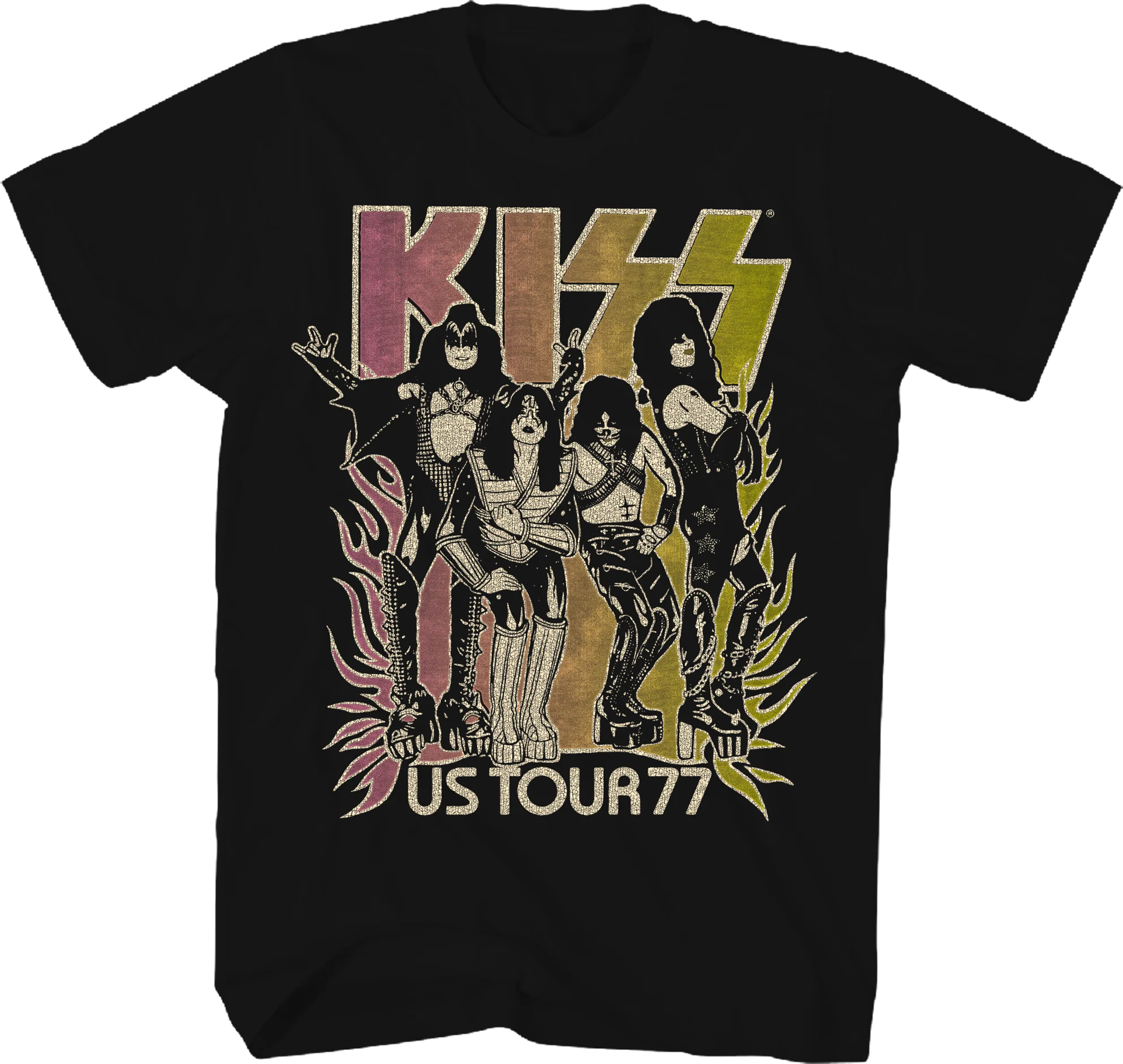 US Tour 77 KISS T-Shirt