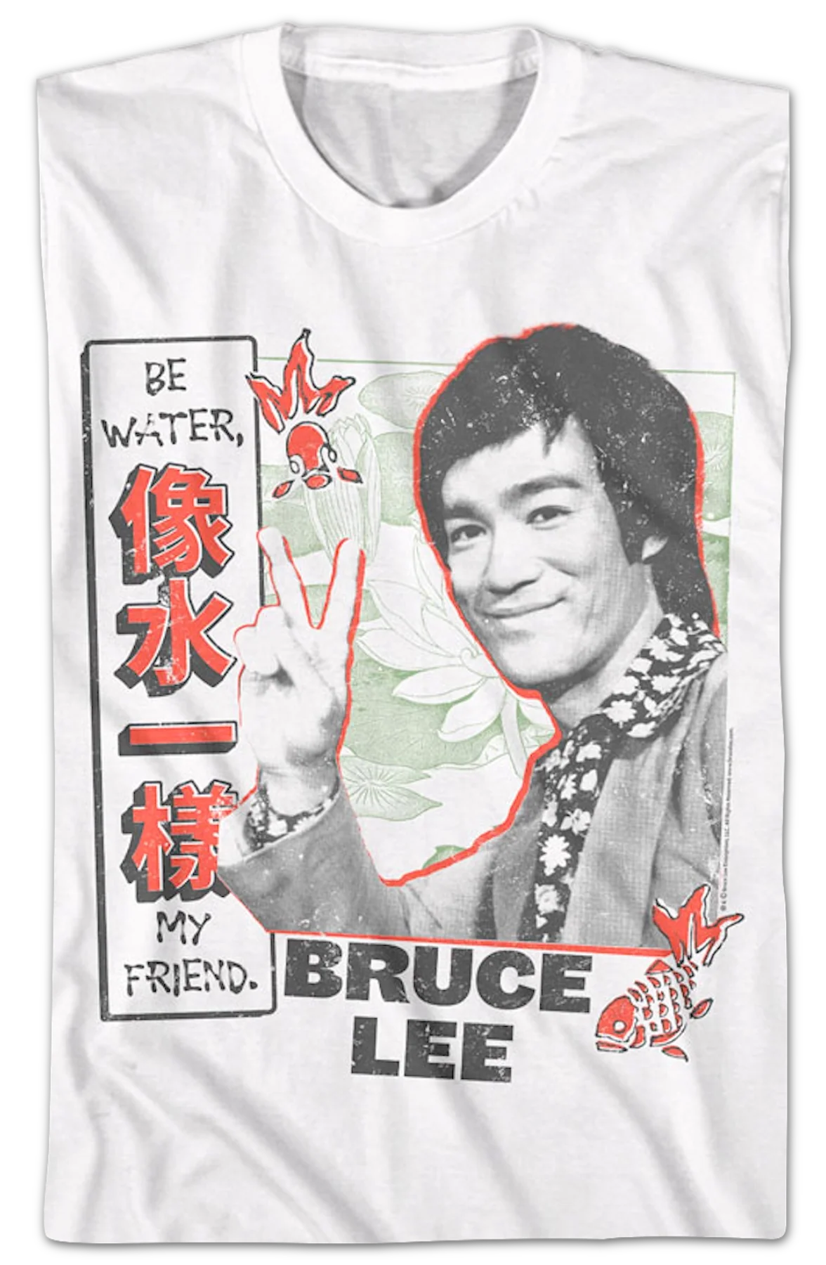 Vintage Be Water My Friend Bruce Lee T-Shirt - Image 2